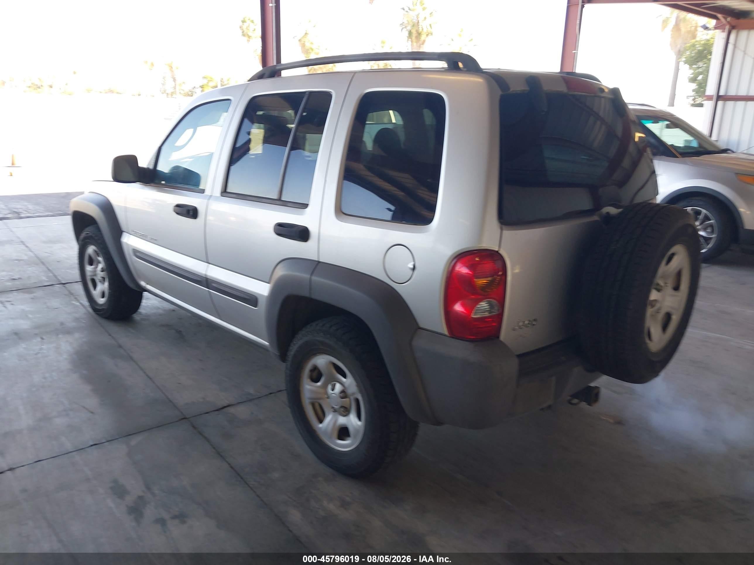2003 Jeep Liberty Sport Silver vin: 1J4GL48K53W674868