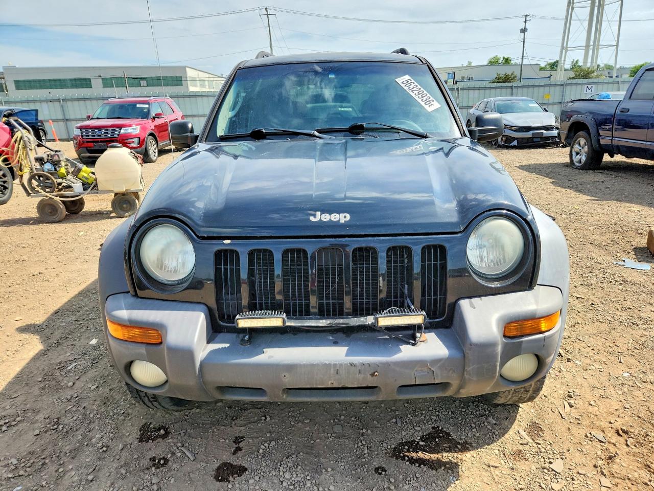 2004 Jeep Liberty Sport Black vin: 1J4GL48K54W158155