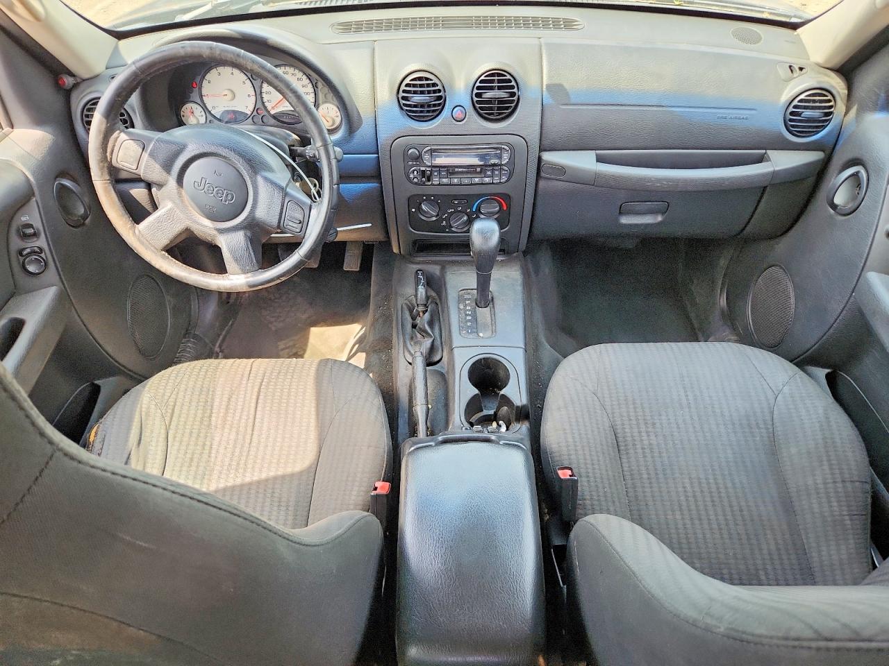 2004 Jeep Liberty Sport Black vin: 1J4GL48K54W158155