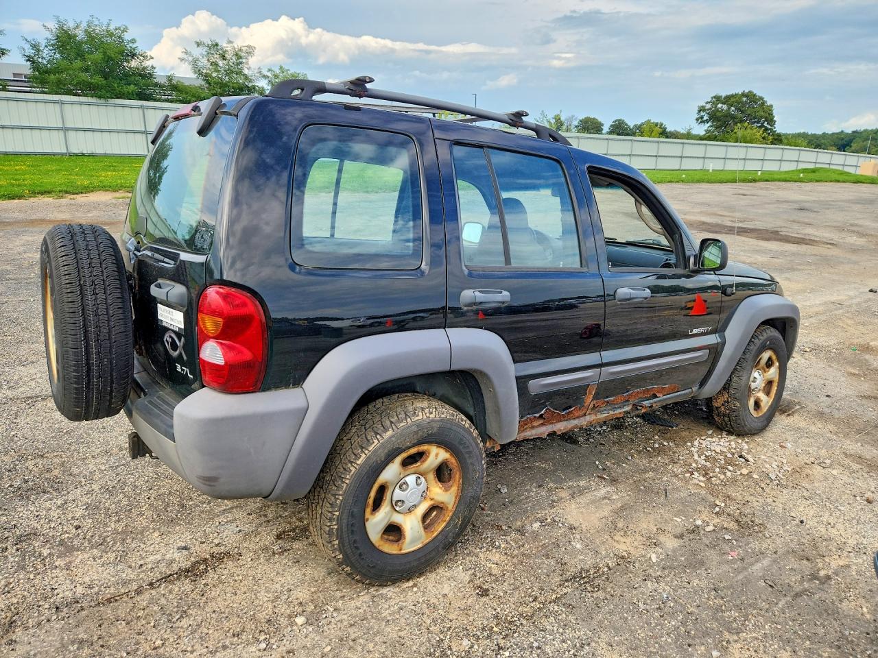 2004 Jeep Liberty Sport Black vin: 1J4GL48K54W248583