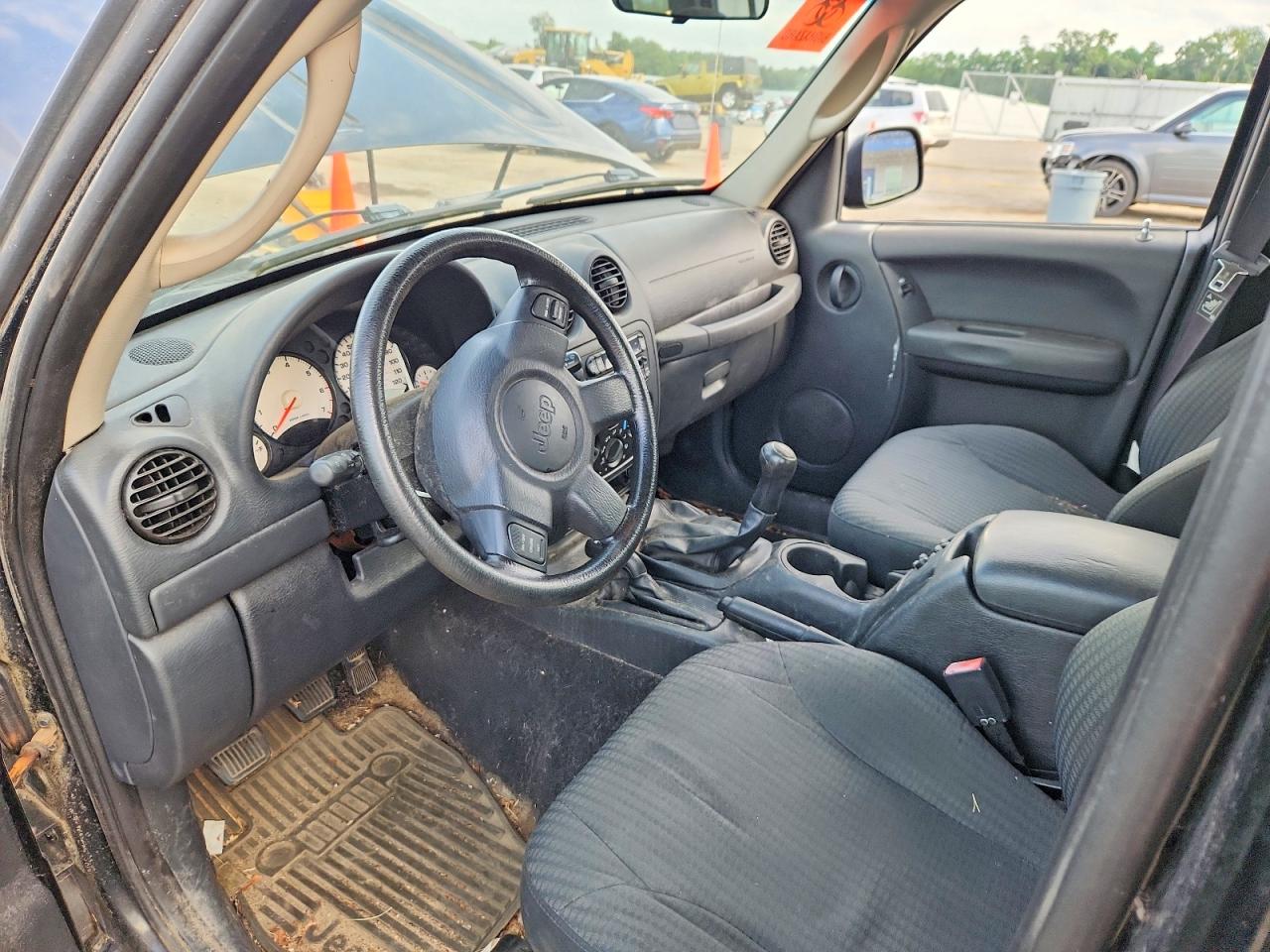 2004 Jeep Liberty Sport Black vin: 1J4GL48K54W248583