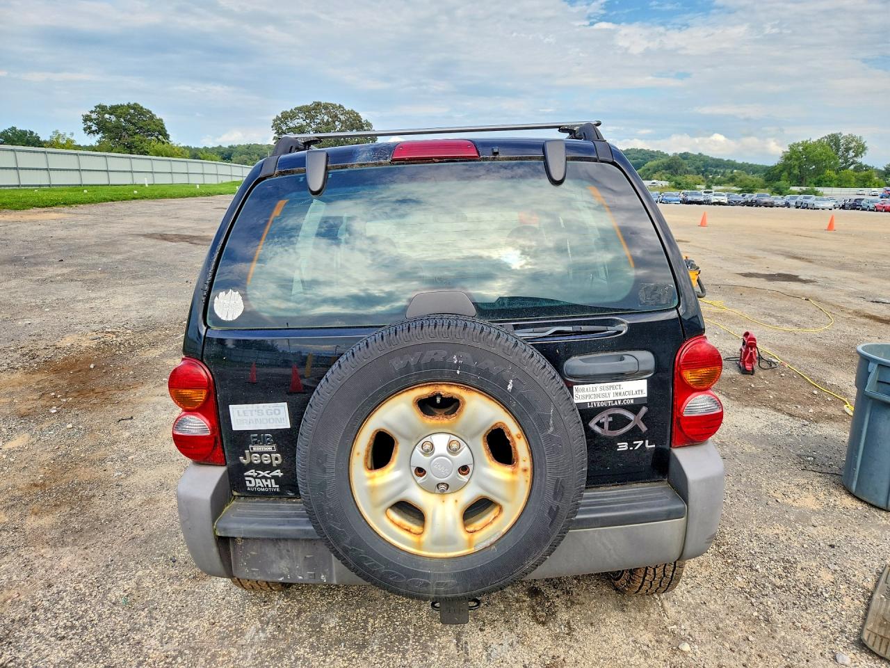 2004 Jeep Liberty Sport Black vin: 1J4GL48K54W248583