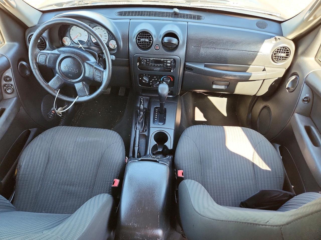 2004 Jeep Liberty Sport Black vin: 1J4GL48K54W259616