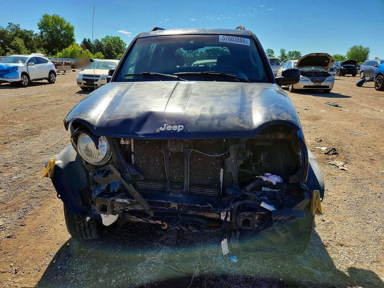 2004 Jeep Liberty Sport Black vin: 1J4GL48K54W259616