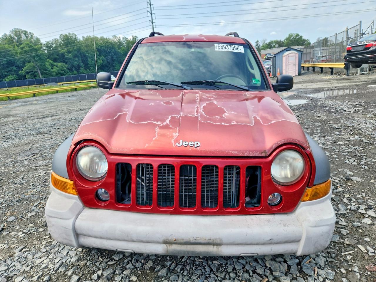 2005 Jeep Liberty Sport Red vin: 1J4GL48K55W658768