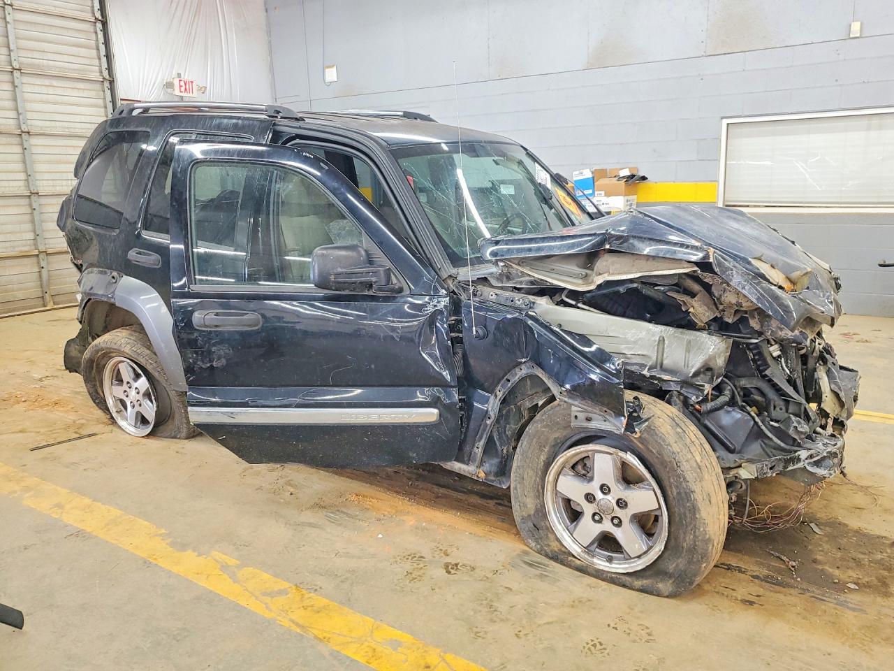 2006 Jeep Liberty Sport Black vin: 1J4GL48K56W190638