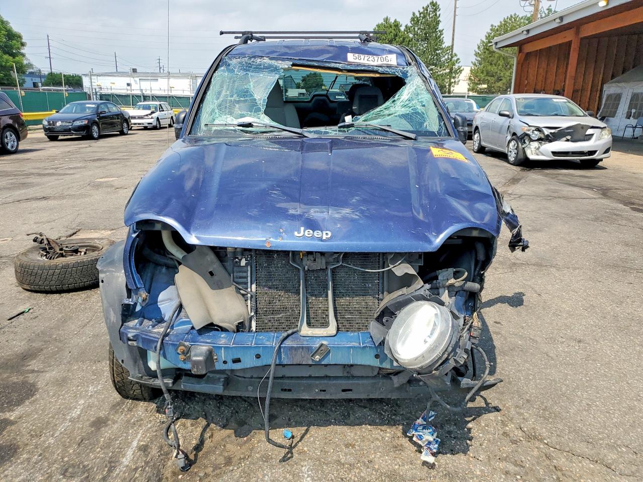 2006 Jeep Liberty Sport Blue vin: 1J4GL48K56W223427