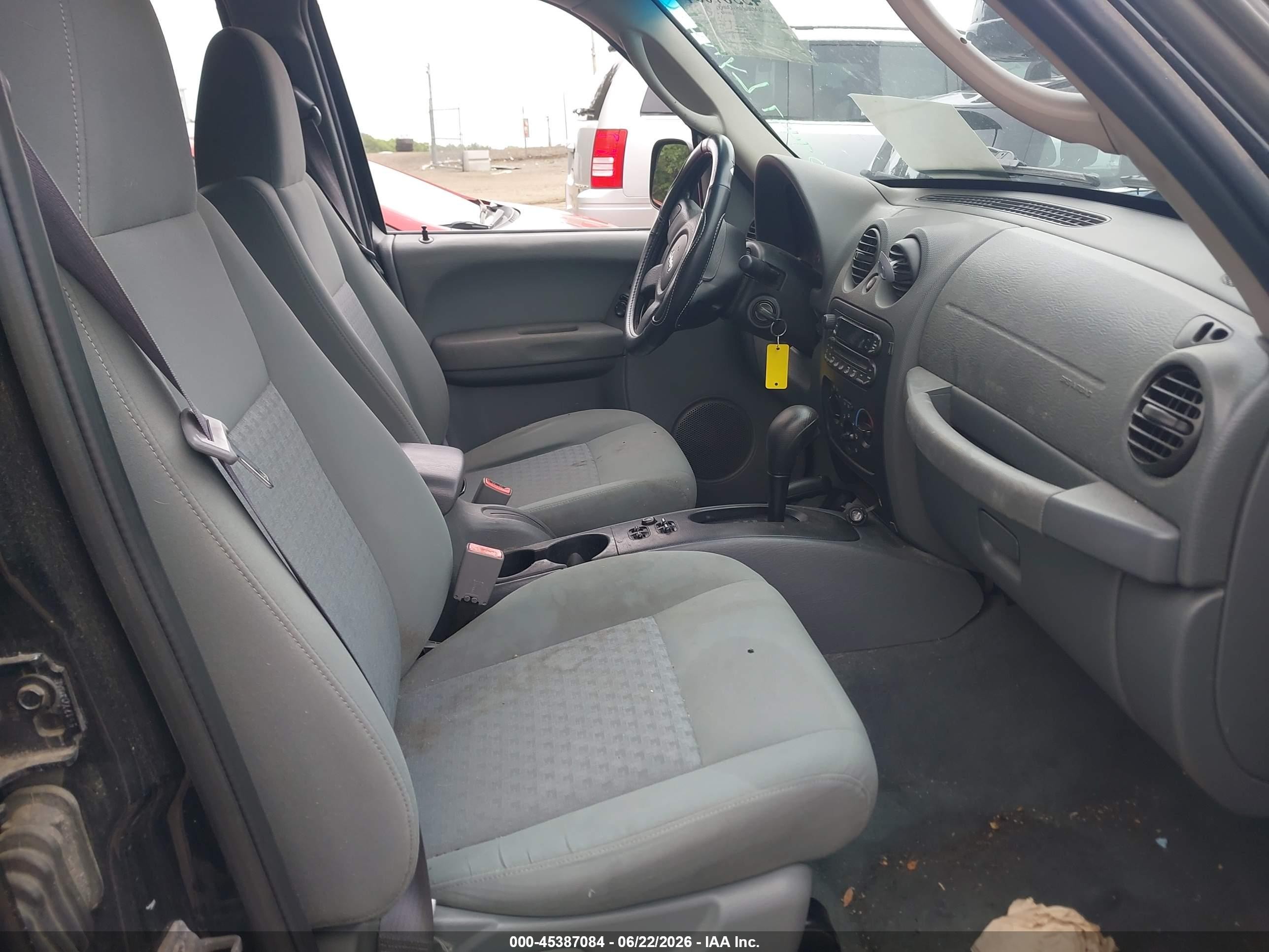 2006 Jeep Liberty Sport Black vin: 1J4GL48K56W247758