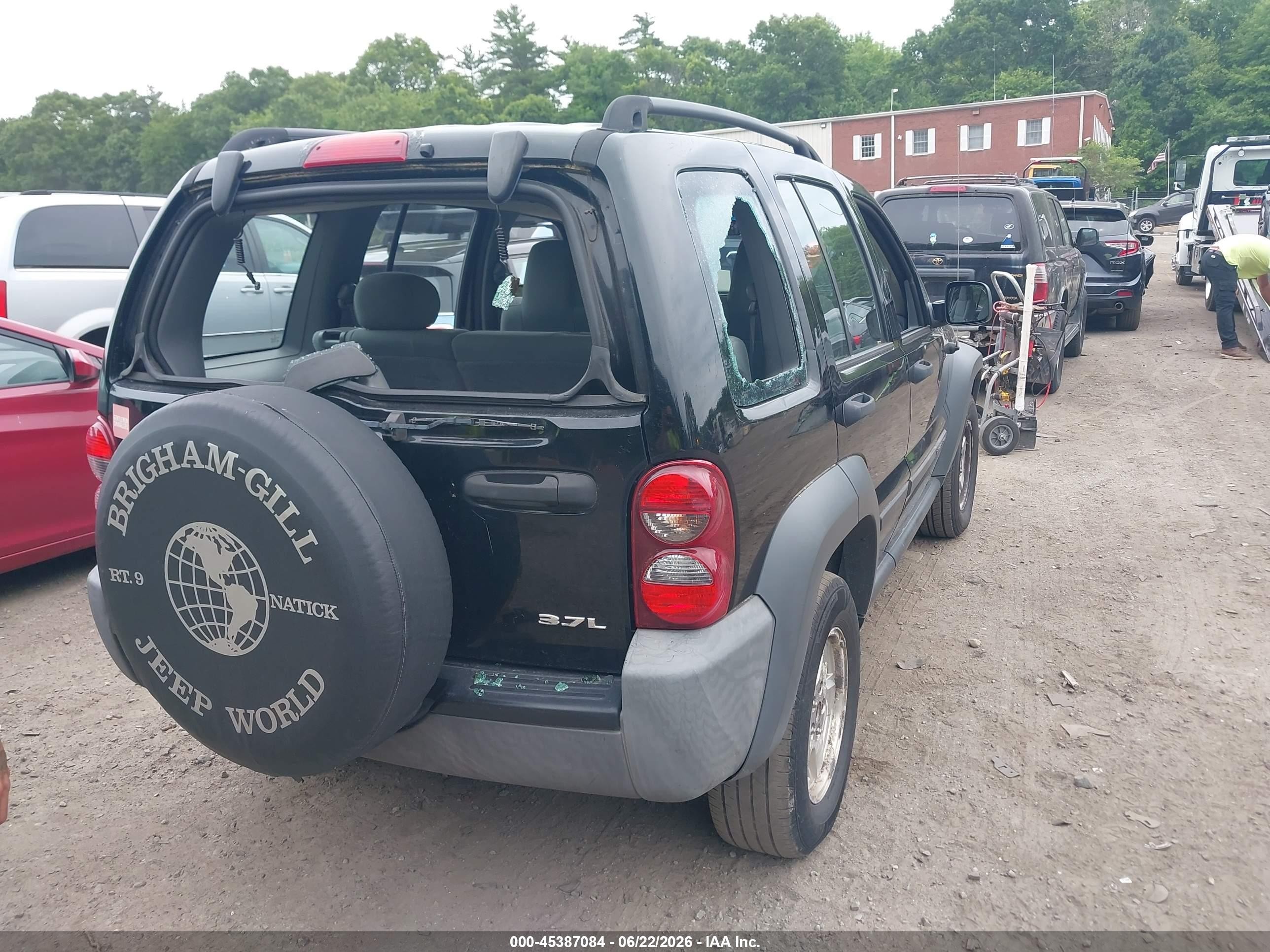 2006 Jeep Liberty Sport Black vin: 1J4GL48K56W247758