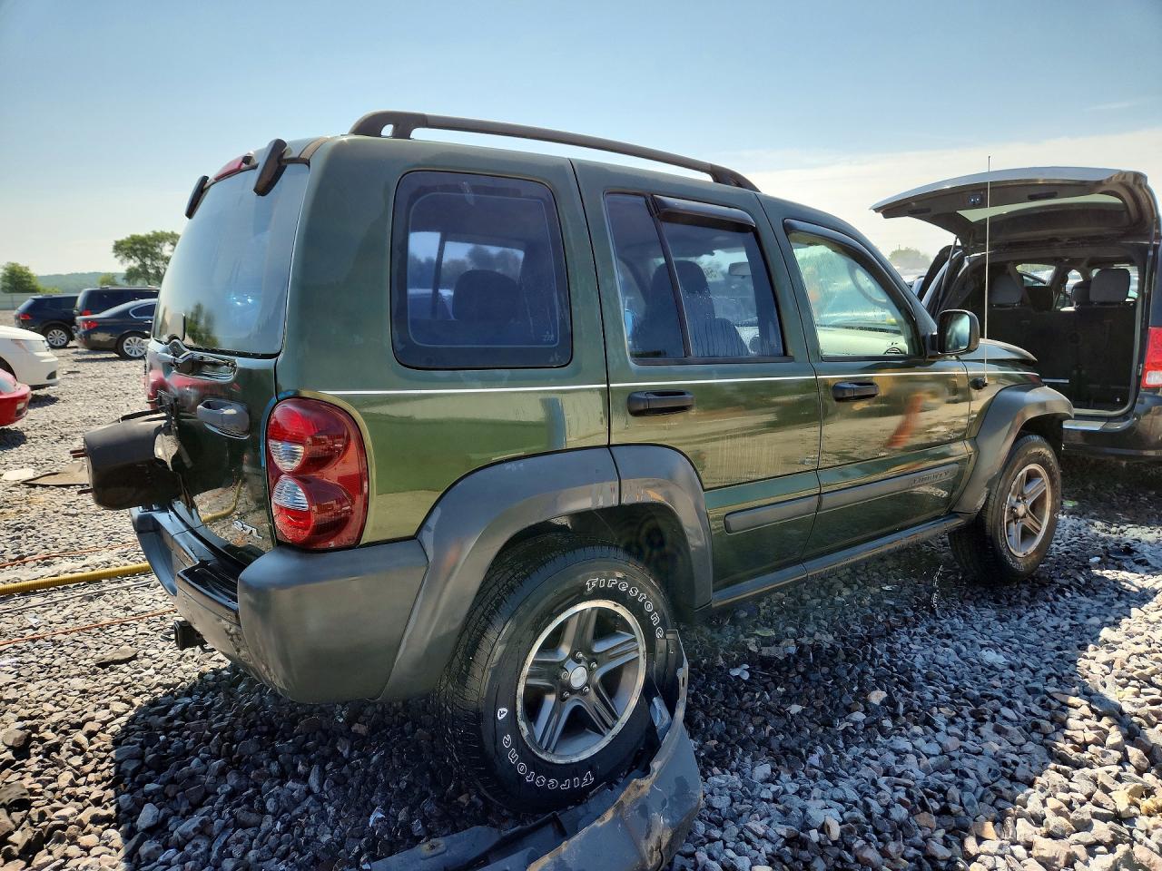 2006 Jeep Liberty Sport Green vin: 1J4GL48K56W259327
