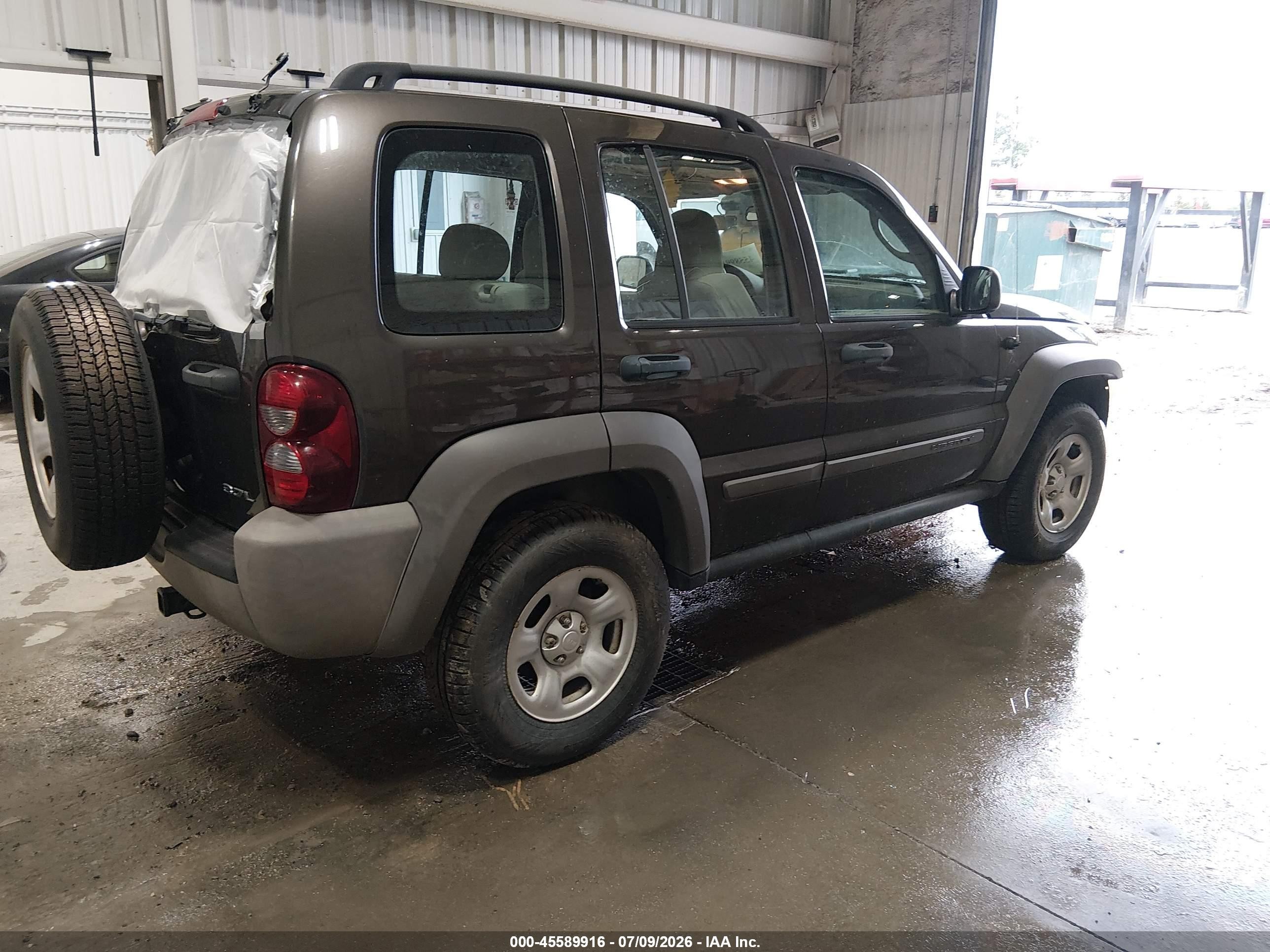 2006 Jeep Liberty Sport Green vin: 1J4GL48K56W273180
