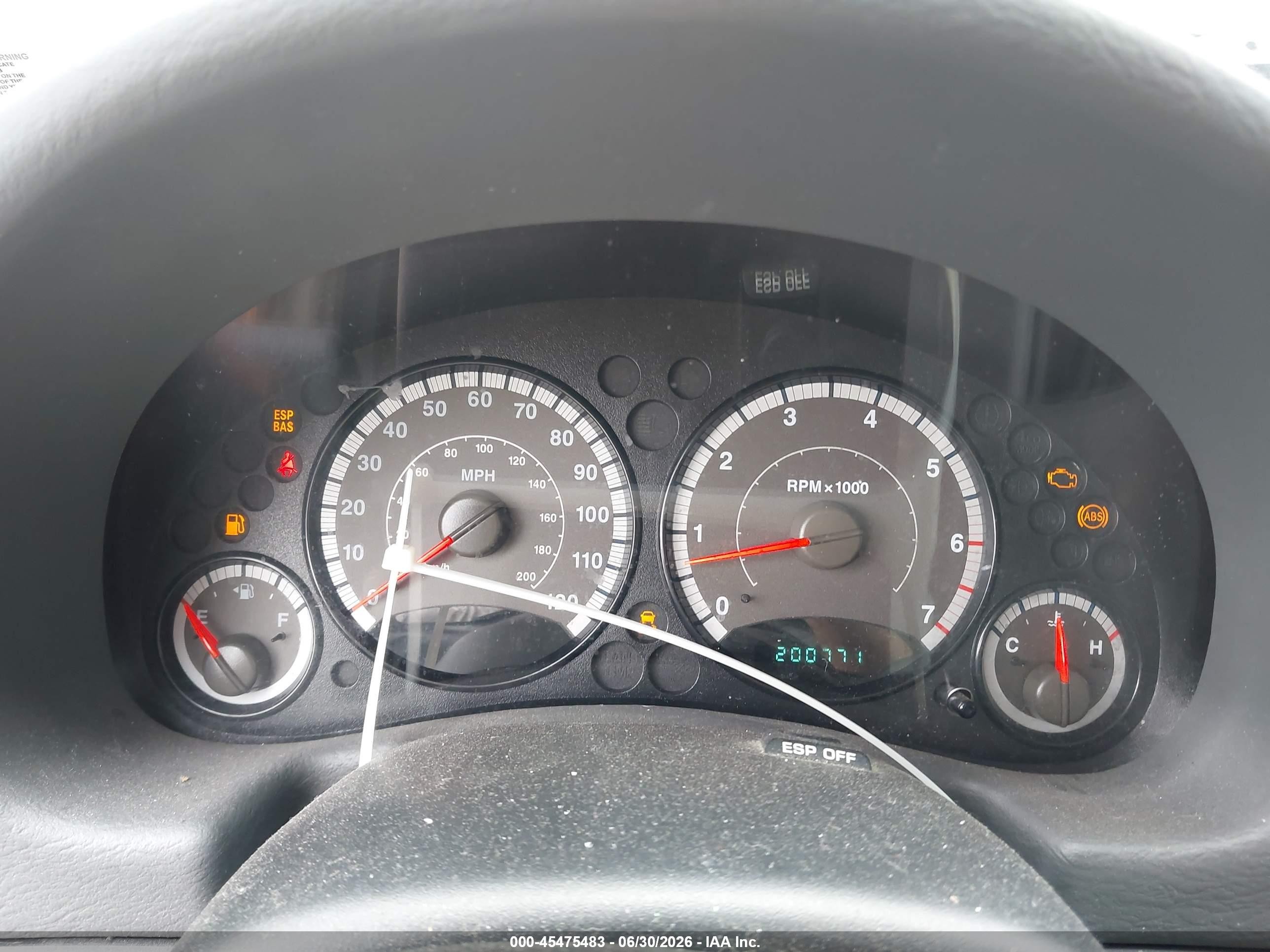 2007 Jeep Liberty Sport Red vin: 1J4GL48K57W696181
