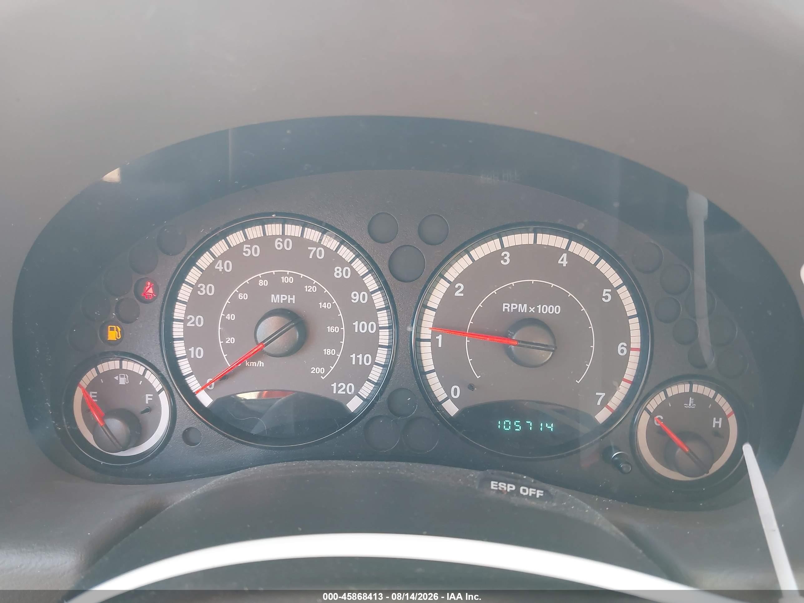 2007 Jeep Liberty Sport Gray vin: 1J4GL48K57W704876