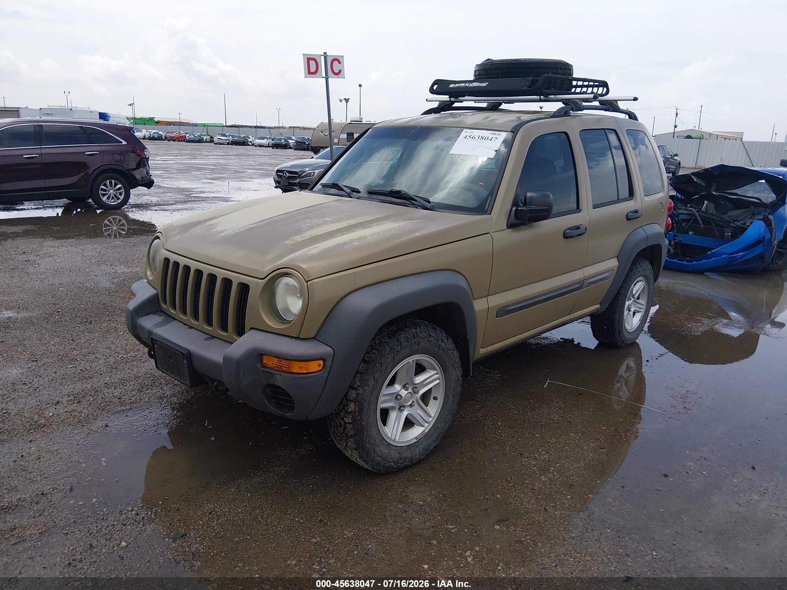 2003 Jeep Liberty Sport Brown vin: 1J4GL48K63W618535