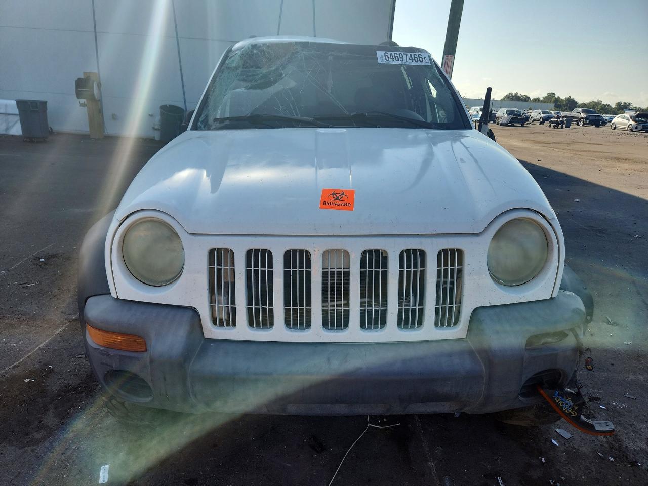 2003 Jeep Liberty Sport Белый vin: 1J4GL48K63W723303