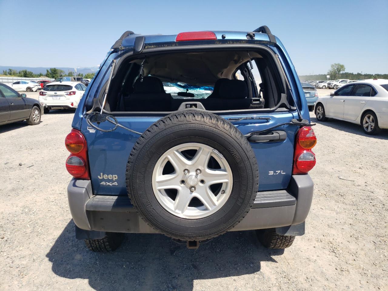 2003 Jeep Liberty Sport Синий vin: 1J4GL48K63W734530