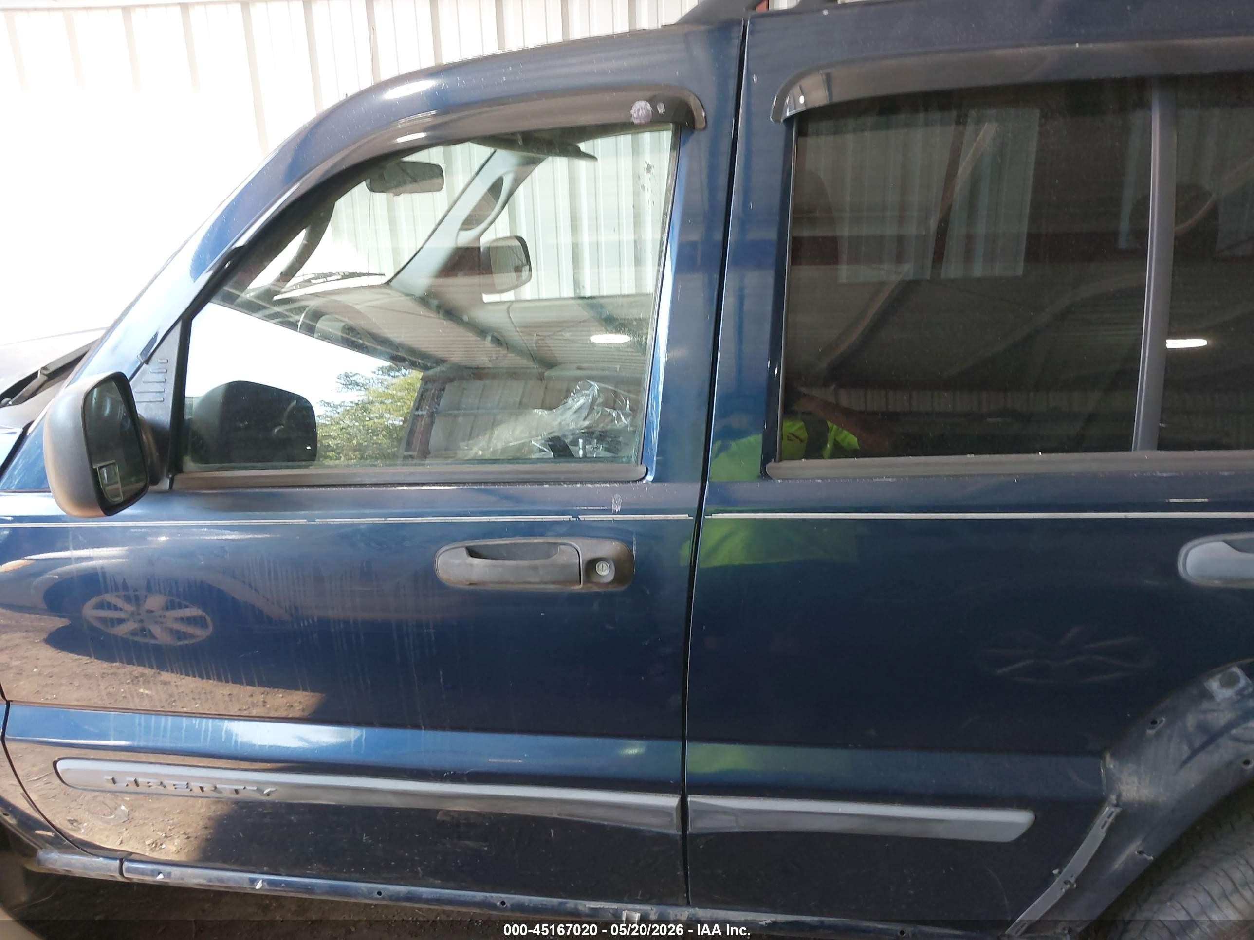2005 Jeep Liberty Sport Blue vin: 1J4GL48K65W556251