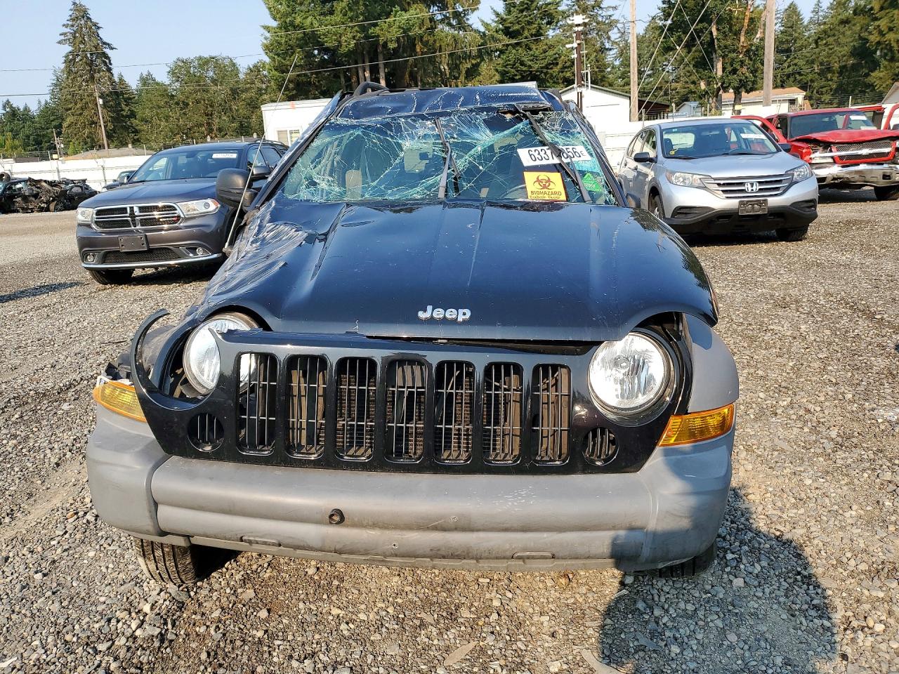 2005 Jeep Liberty Sport Черный vin: 1J4GL48K65W671755