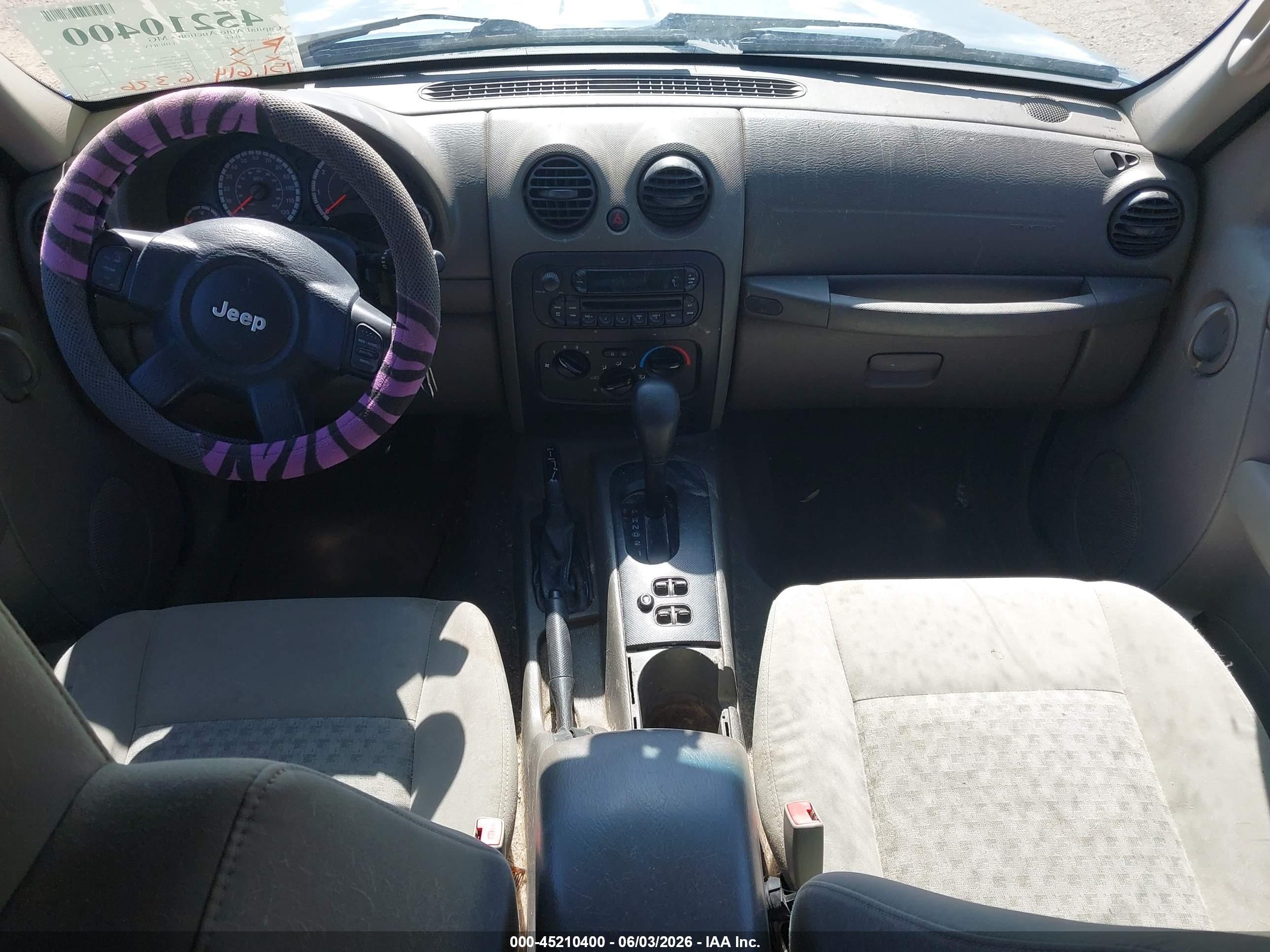 2006 Jeep Liberty Sport Синий vin: 1J4GL48K66W197520