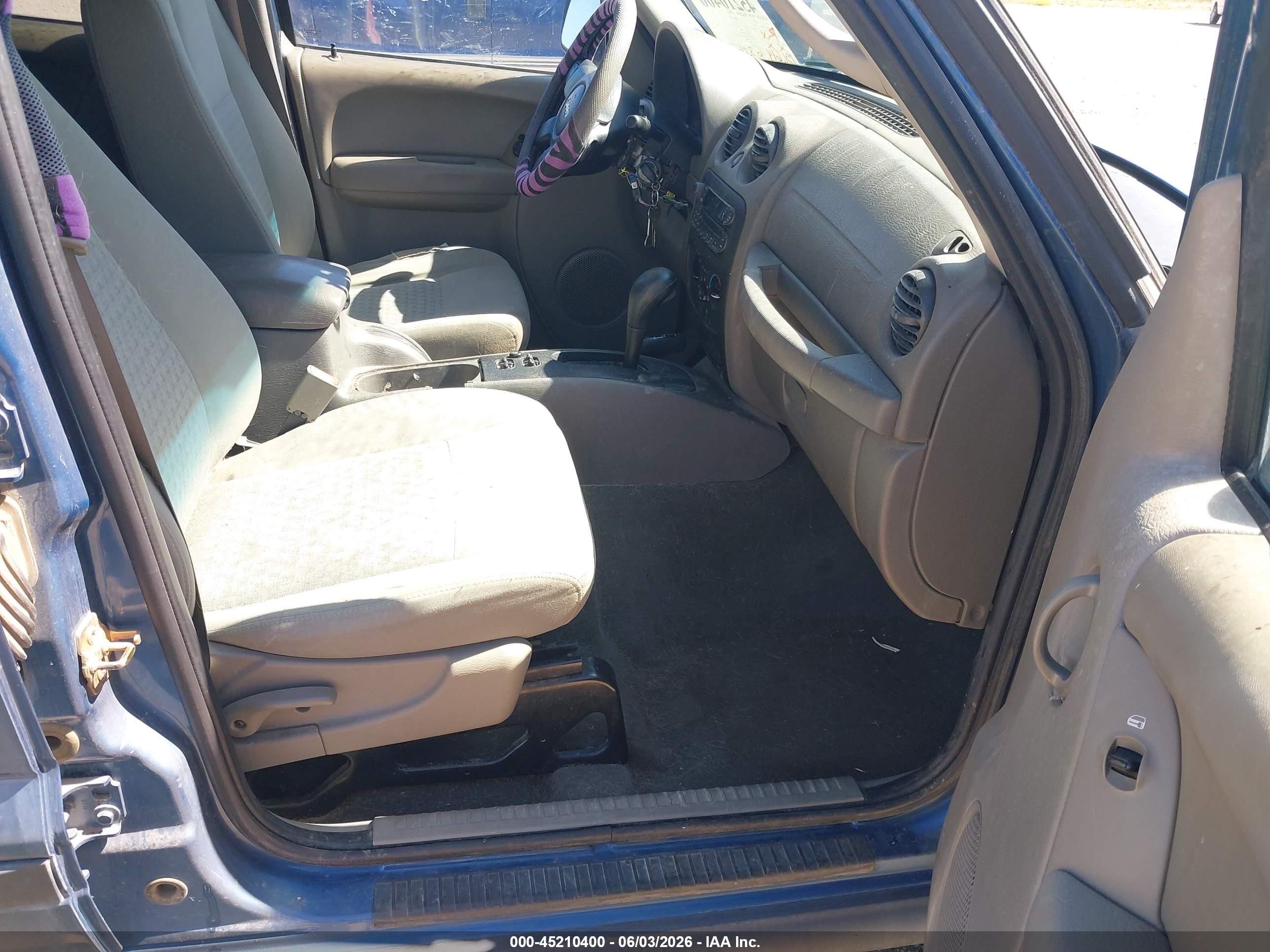 2006 Jeep Liberty Sport Синий vin: 1J4GL48K66W197520
