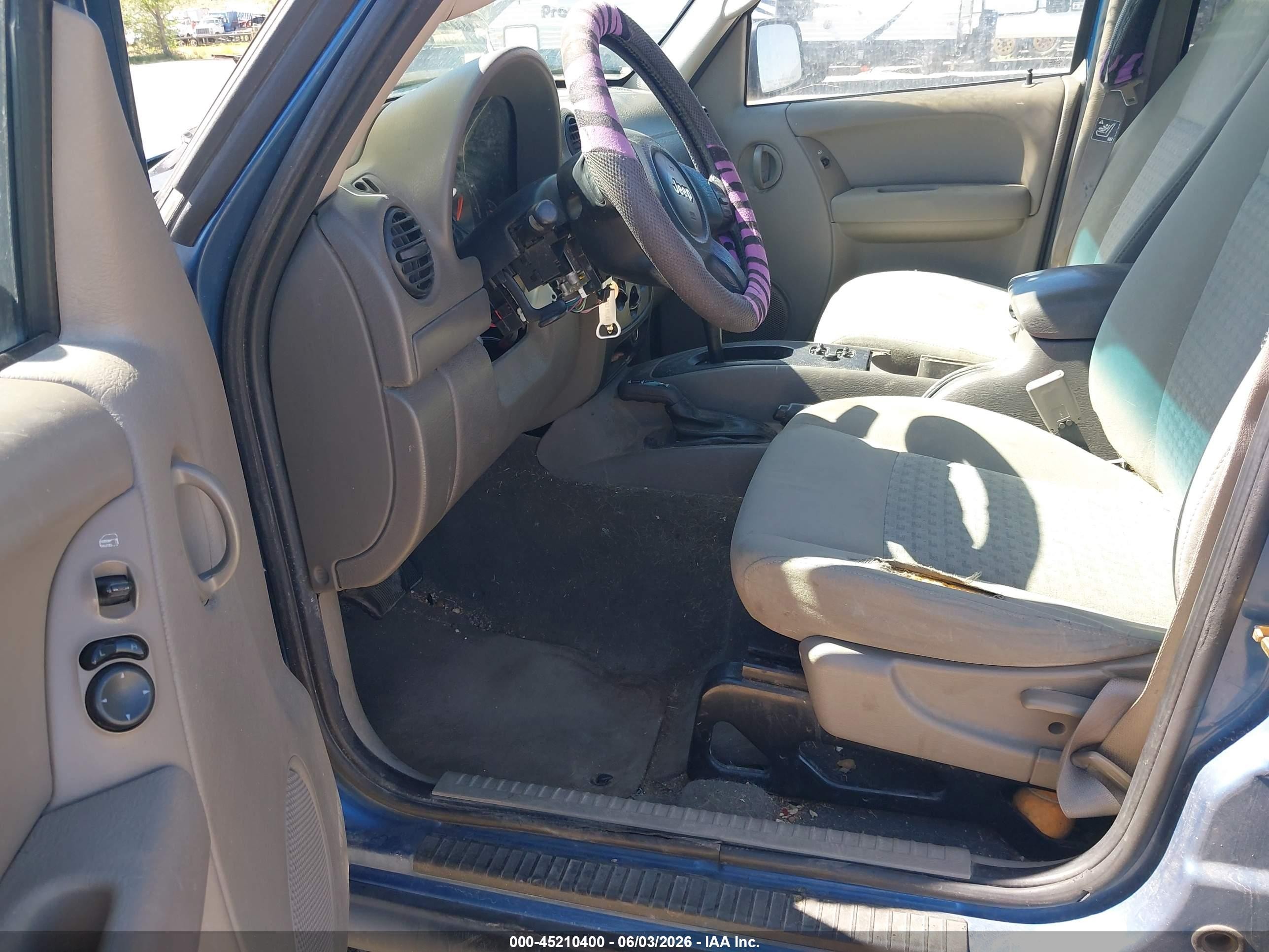 2006 Jeep Liberty Sport Синий vin: 1J4GL48K66W197520