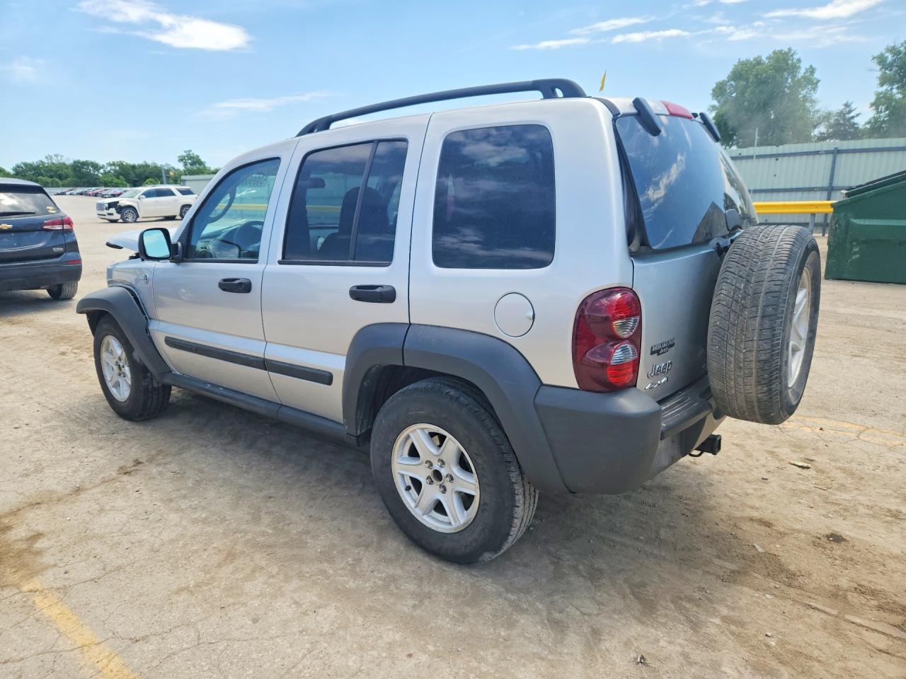 2006 Jeep Liberty Sport Silver vin: 1J4GL48K66W252418