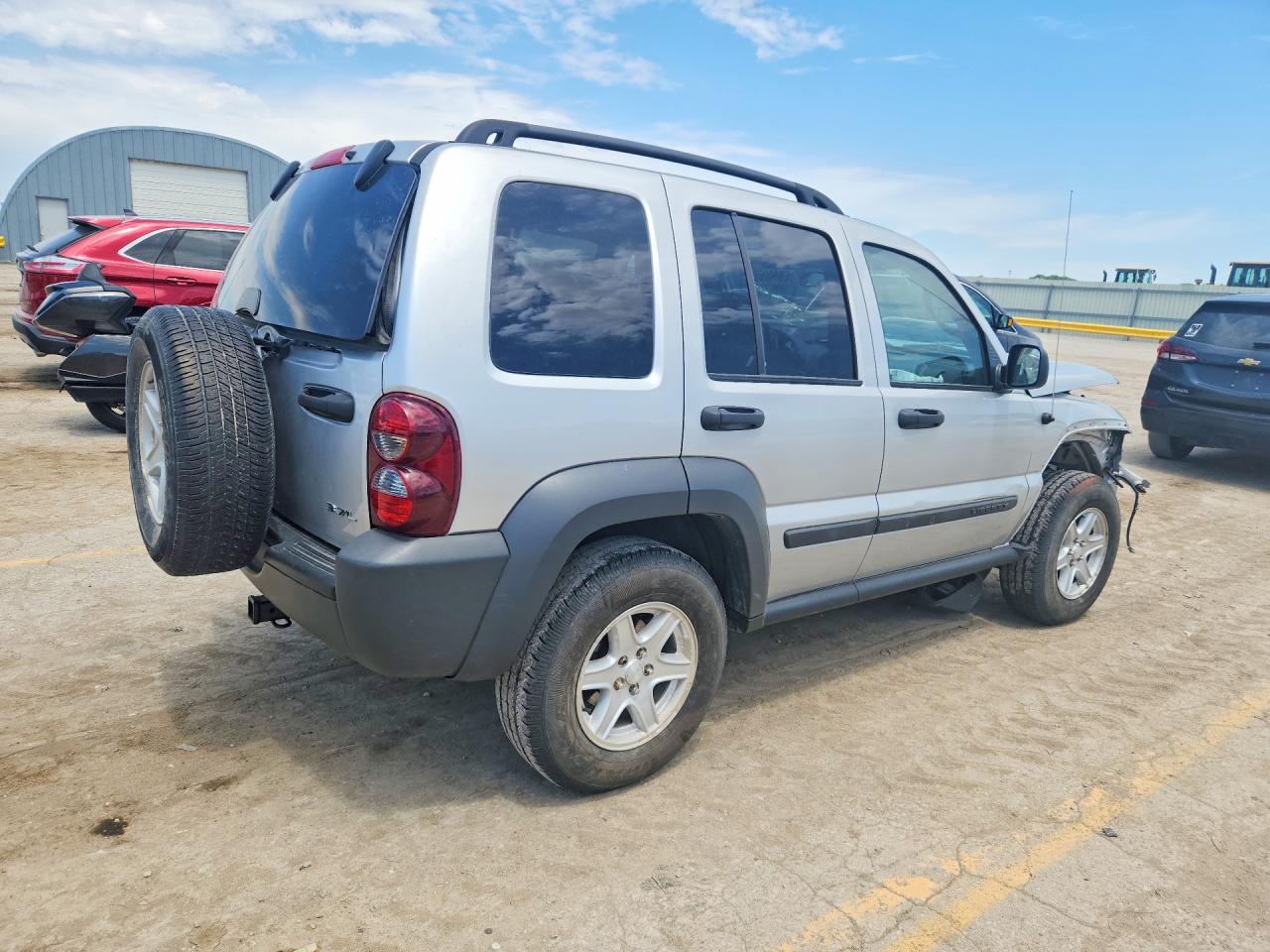 2006 Jeep Liberty Sport Silver vin: 1J4GL48K66W252418