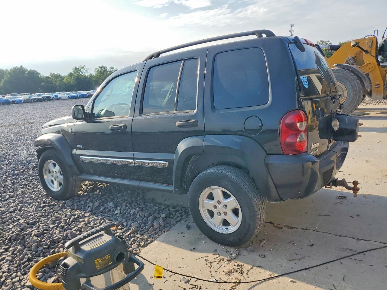 2006 Jeep Liberty Sport Black vin: 1J4GL48K66W291834