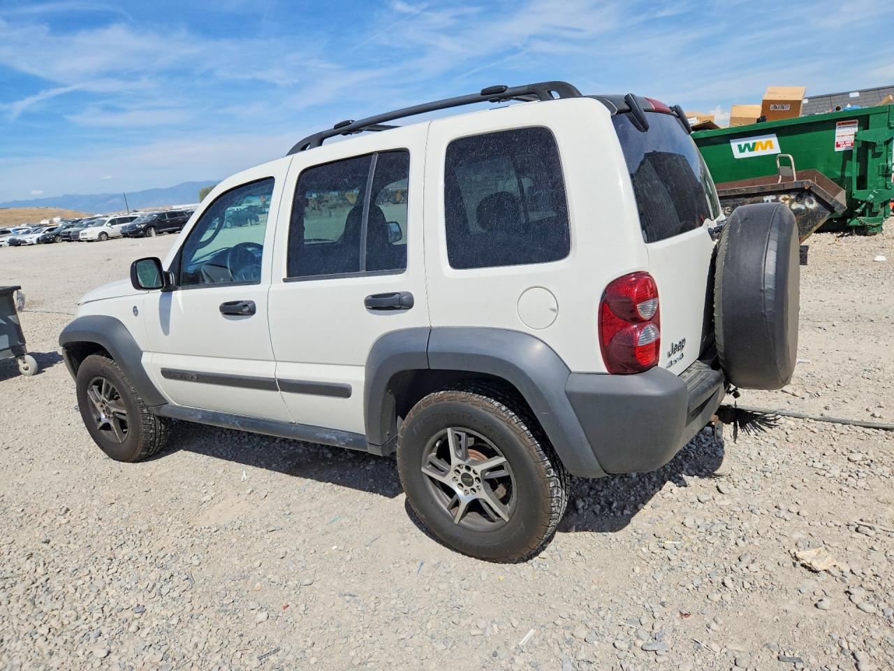 2007 Jeep Liberty Sport White vin: 1J4GL48K67W707219