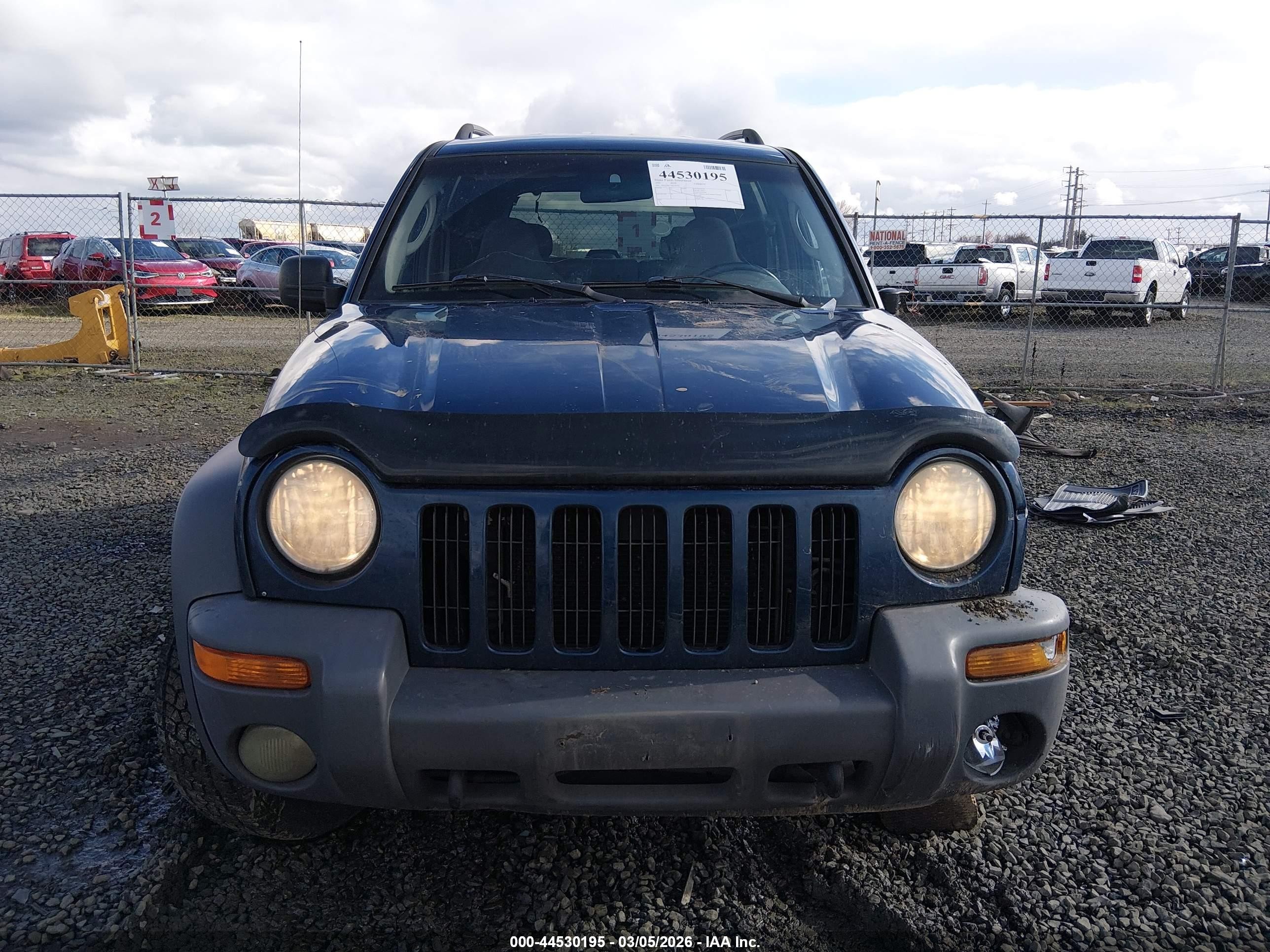 2002 Jeep Liberty Sport Dark Blue vin: 1J4GL48K72W122142