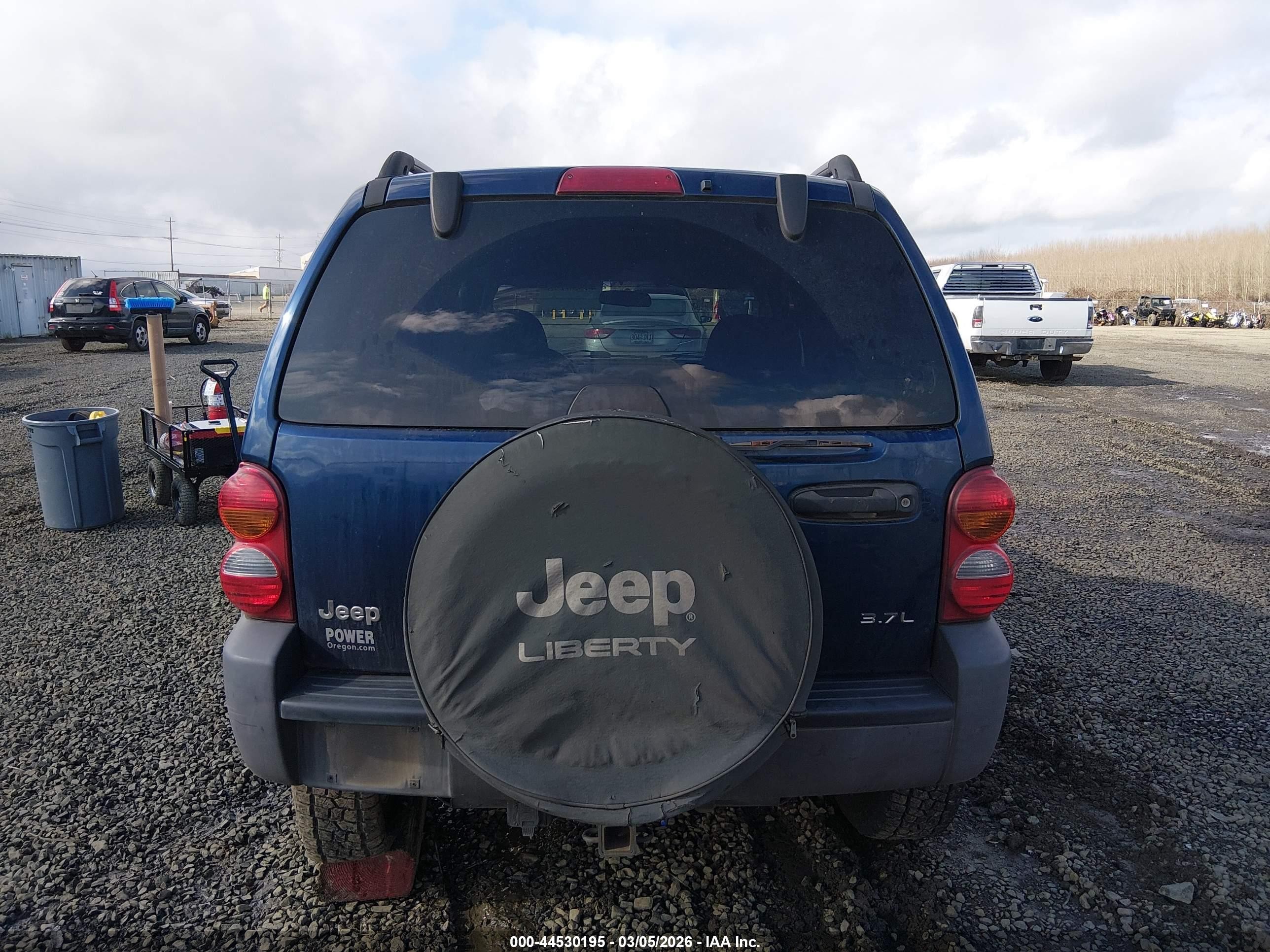 2002 Jeep Liberty Sport Dark Blue vin: 1J4GL48K72W122142