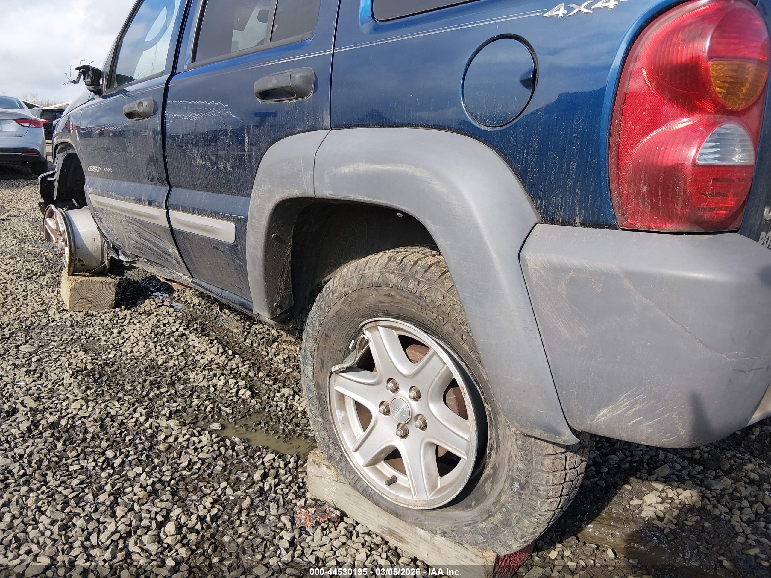 2002 Jeep Liberty Sport Dark Blue vin: 1J4GL48K72W122142