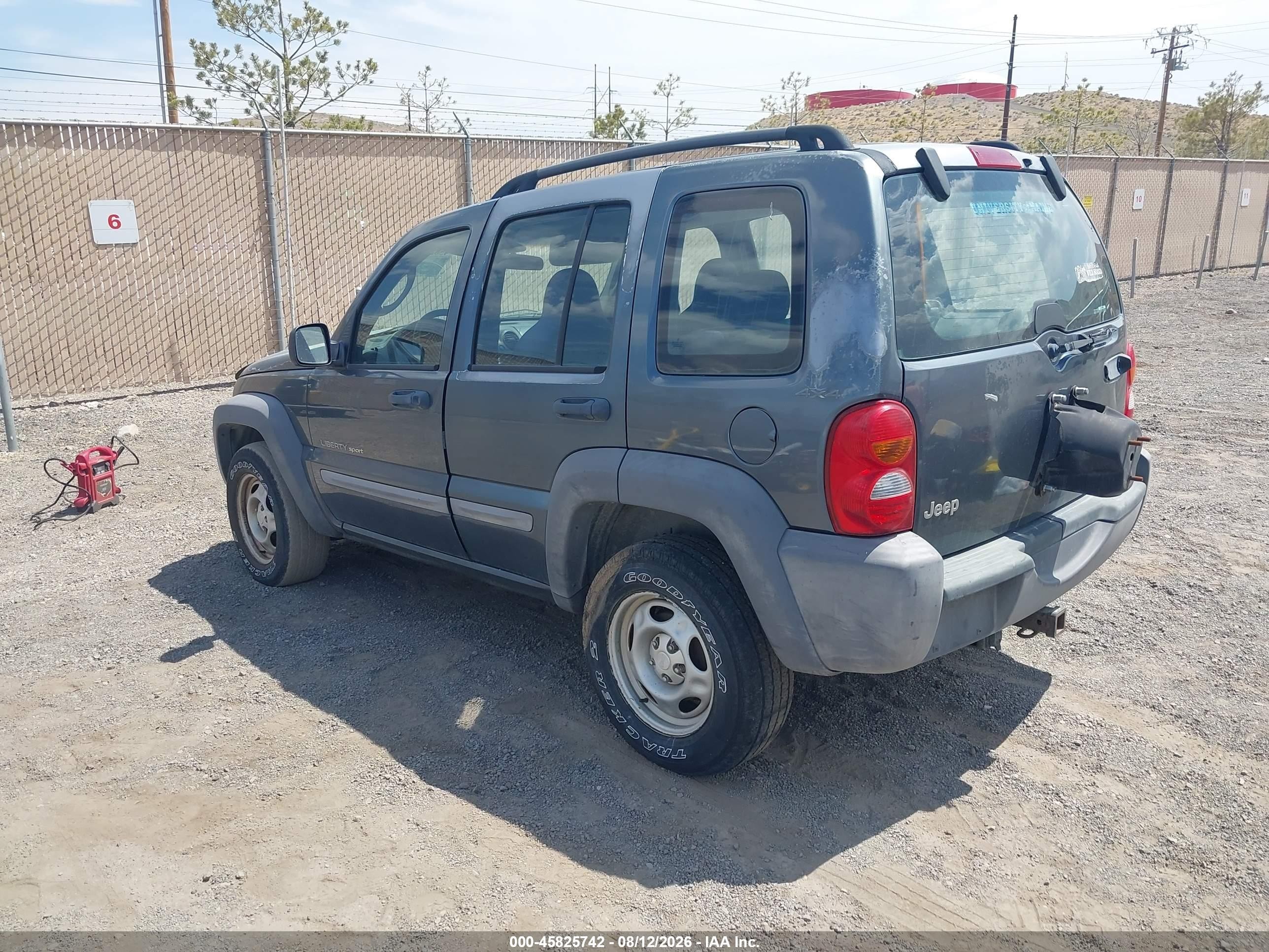 2002 Jeep Liberty Sport Blue vin: 1J4GL48K72W201553