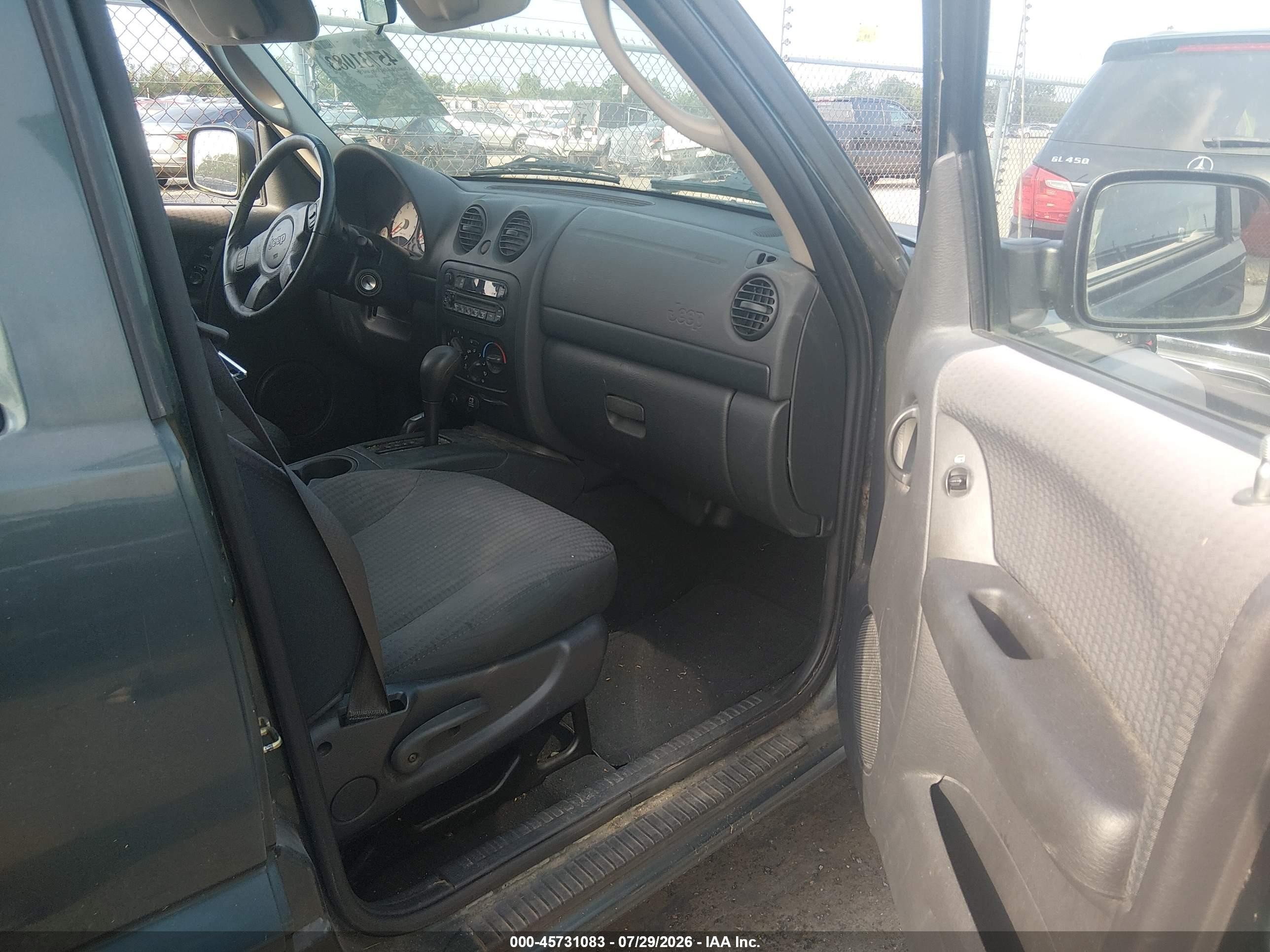 2002 Jeep Liberty Sport Зеленый vin: 1J4GL48K72W324639