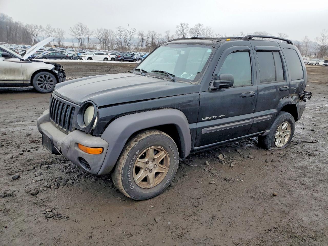 2003 Jeep Liberty Sport Черный vin: 1J4GL48K73W732396