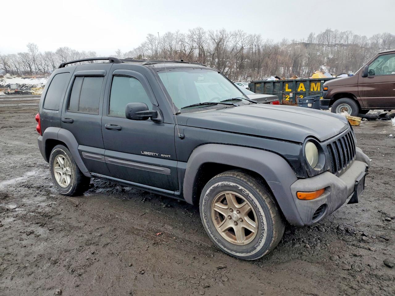 2003 Jeep Liberty Sport Черный vin: 1J4GL48K73W732396