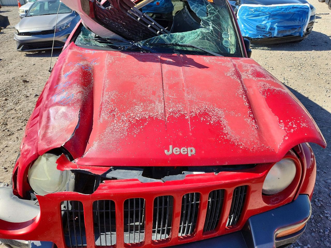 2004 Jeep Liberty Sport Red vin: 1J4GL48K74W296487