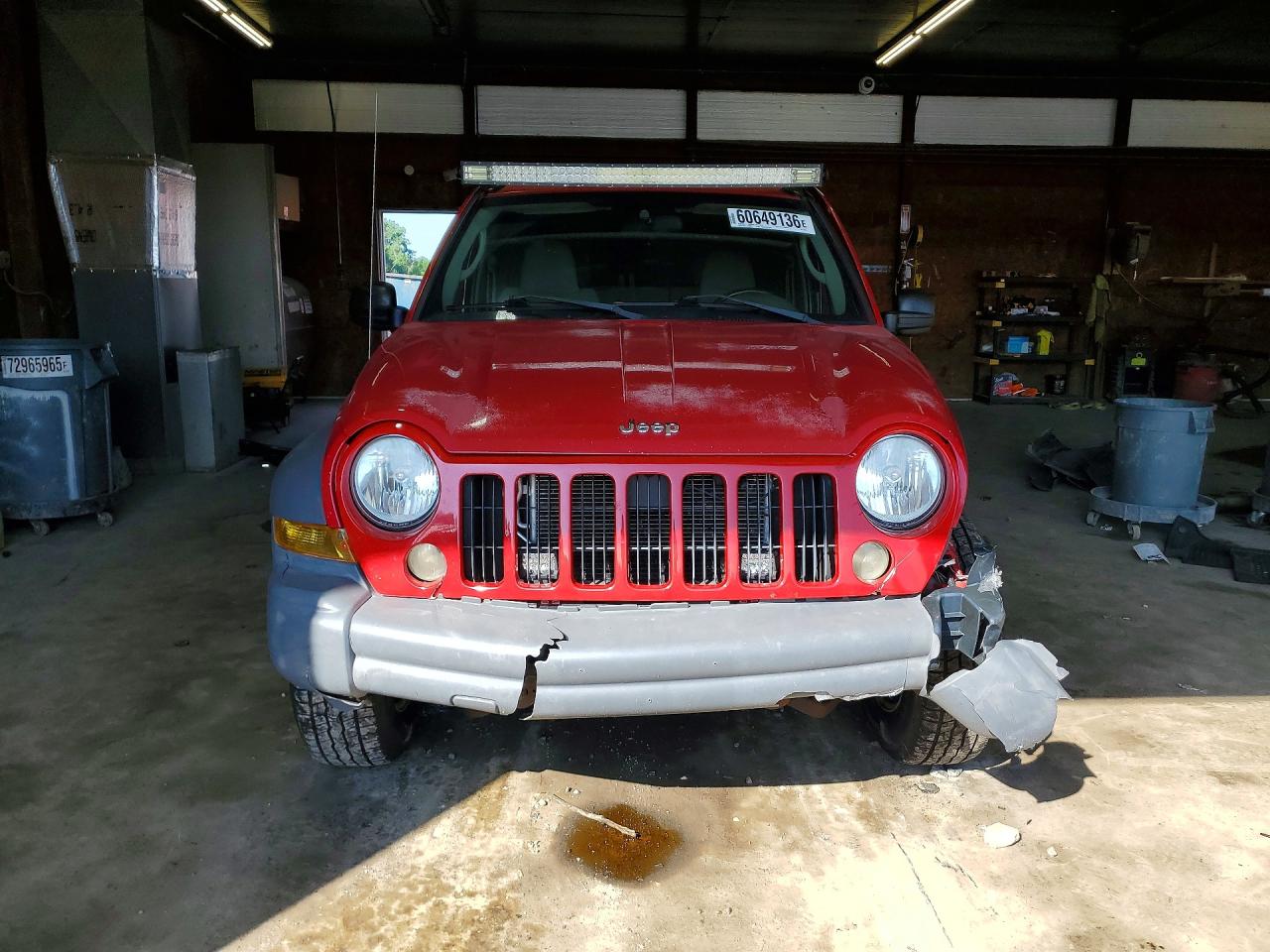 2005 Jeep Liberty Sport Red vin: 1J4GL48K75W557733