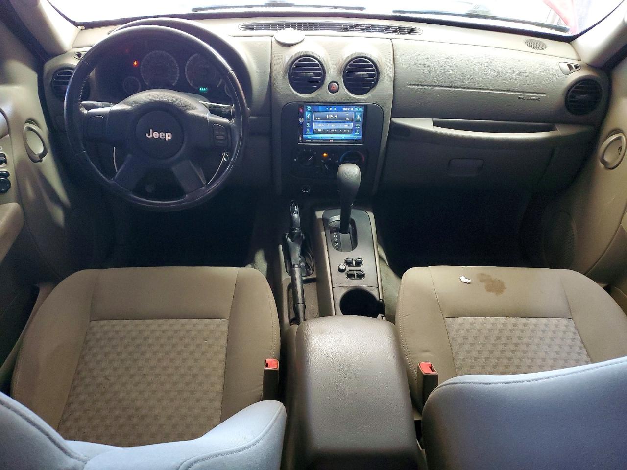 2005 Jeep Liberty Sport Red vin: 1J4GL48K75W557733