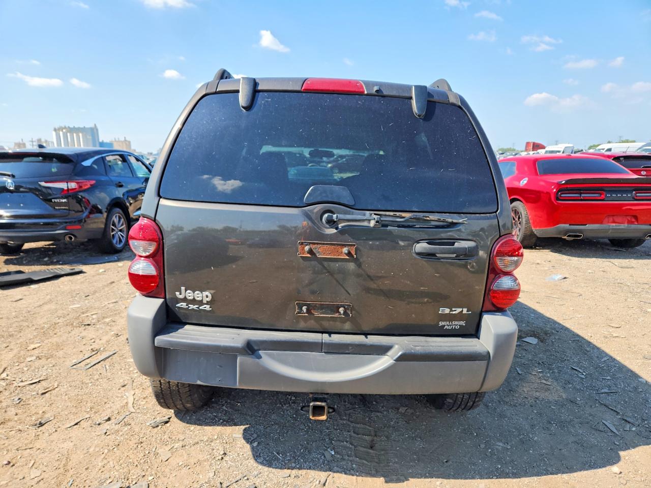 2005 Jeep Liberty Sport Gray vin: 1J4GL48K75W570837