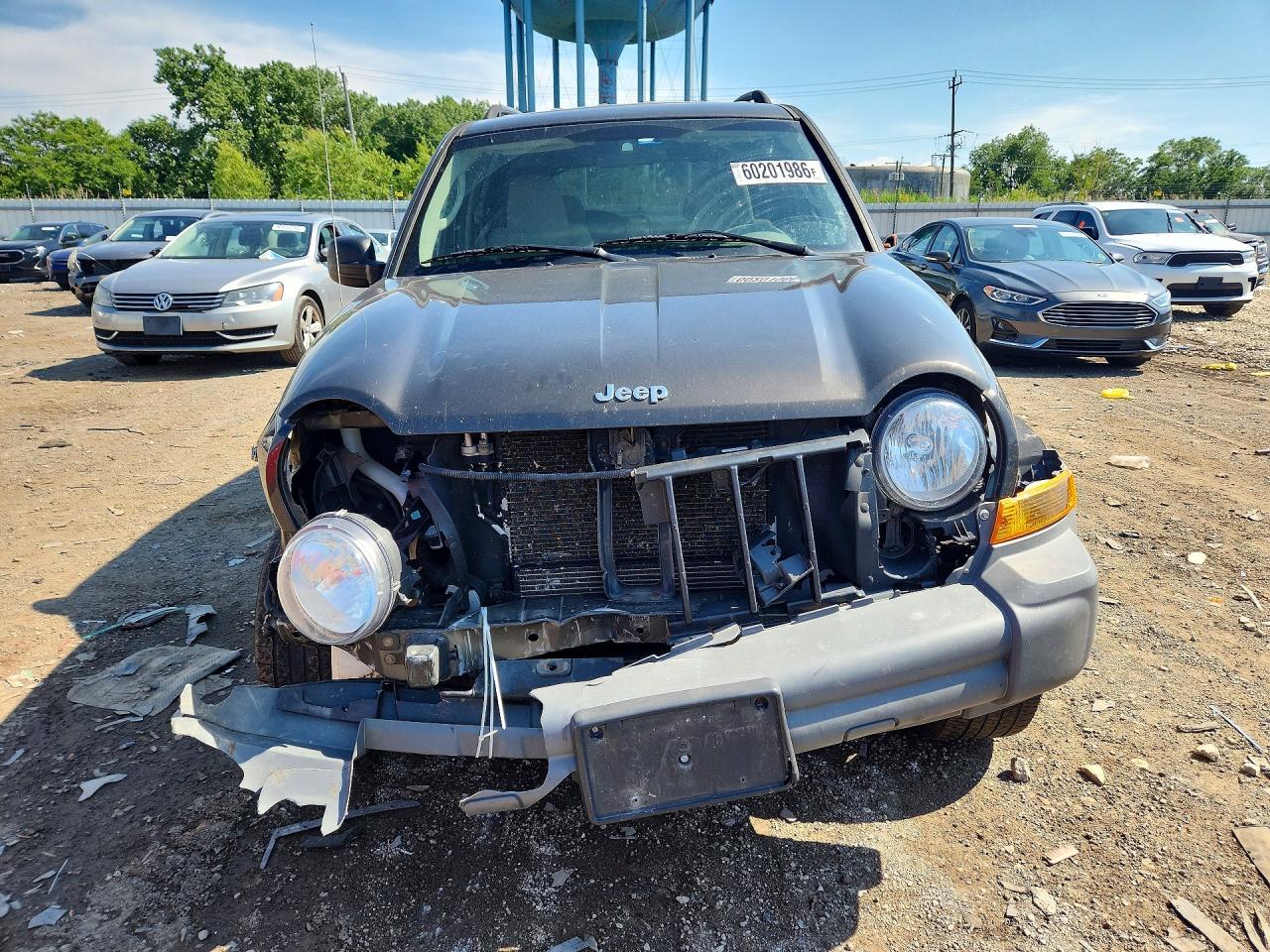 2005 Jeep Liberty Sport Gray vin: 1J4GL48K75W570837