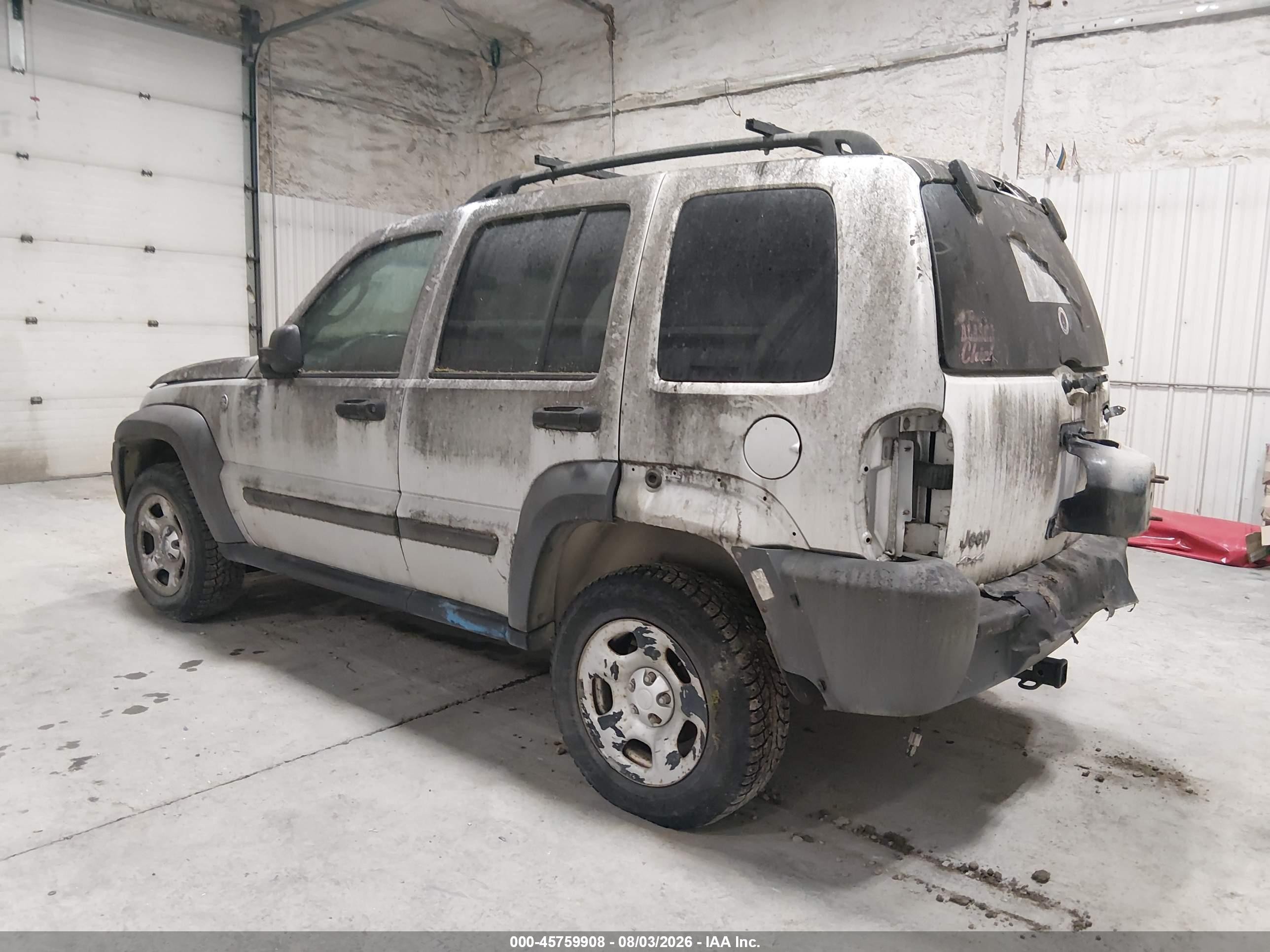 2005 Jeep Liberty Sport Silver vin: 1J4GL48K75W668542