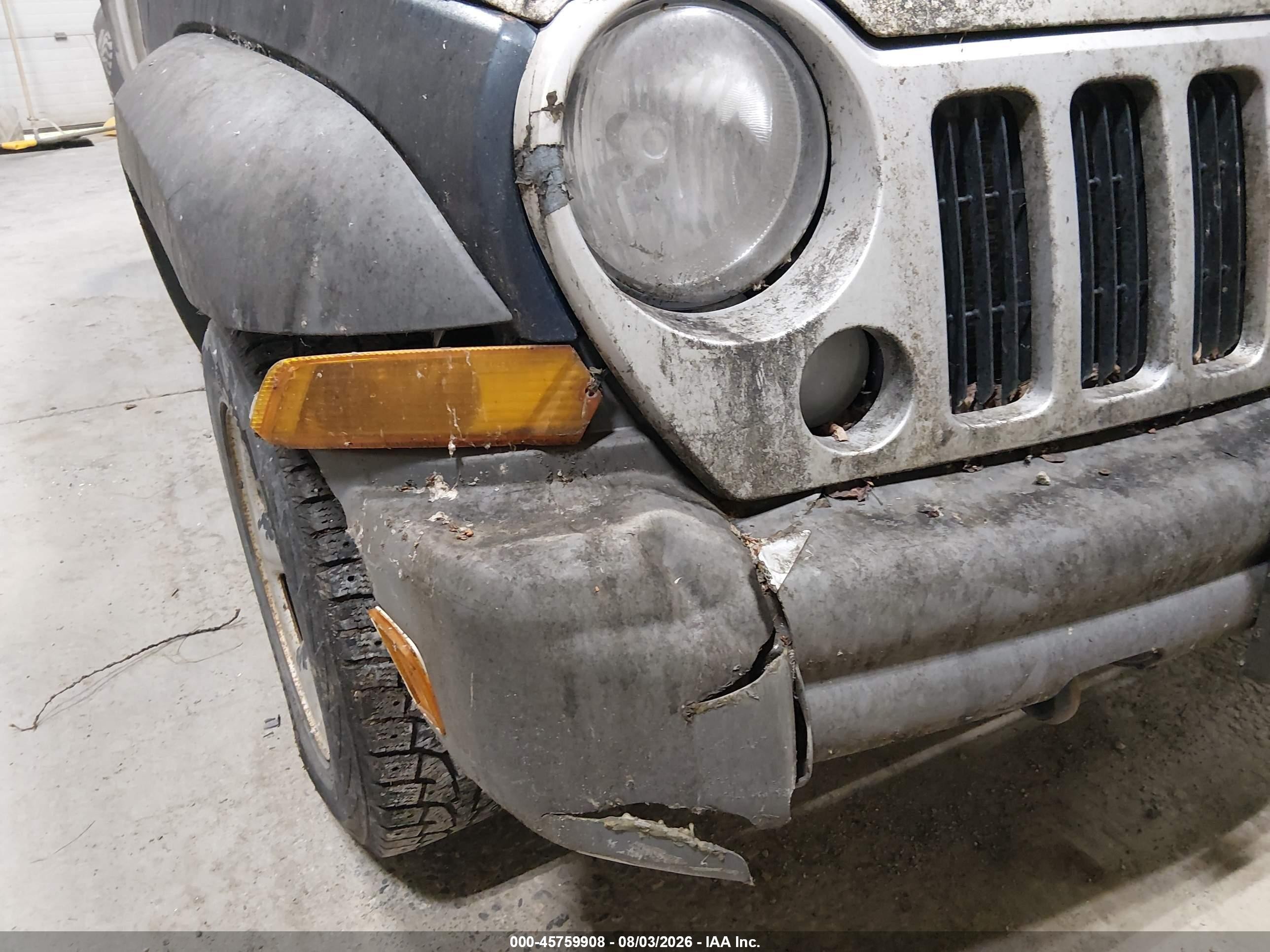 2005 Jeep Liberty Sport Silver vin: 1J4GL48K75W668542