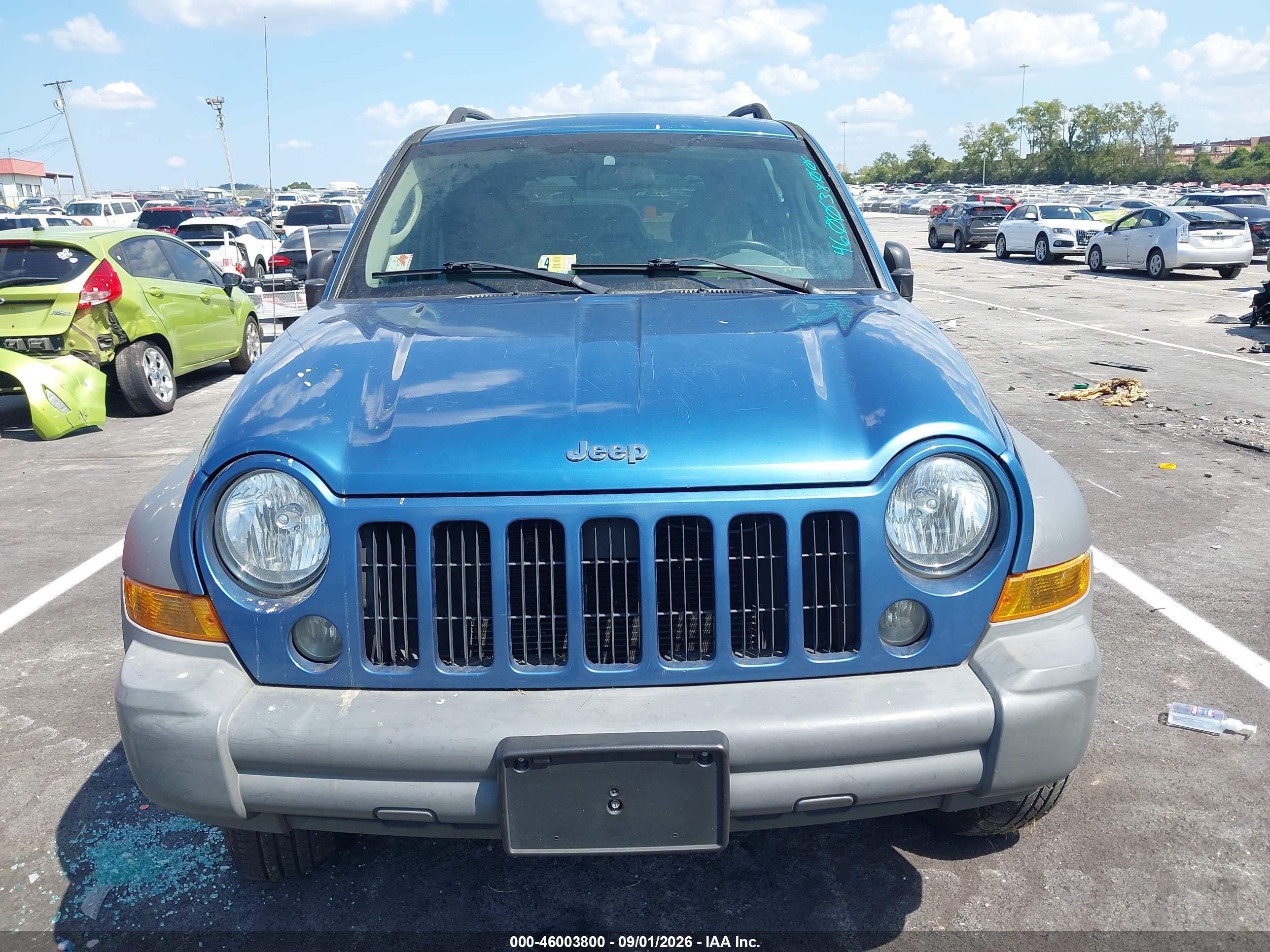 2006 Jeep Liberty Sport Blue vin: 1J4GL48K76W126438