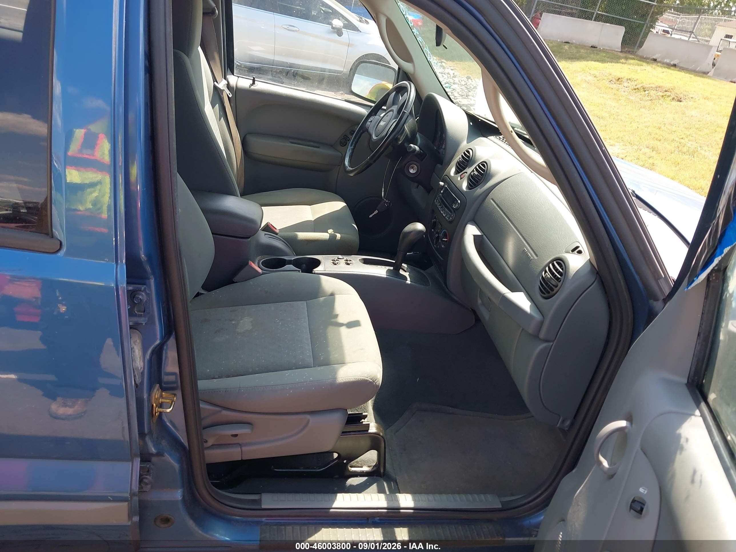 2006 Jeep Liberty Sport Blue vin: 1J4GL48K76W126438
