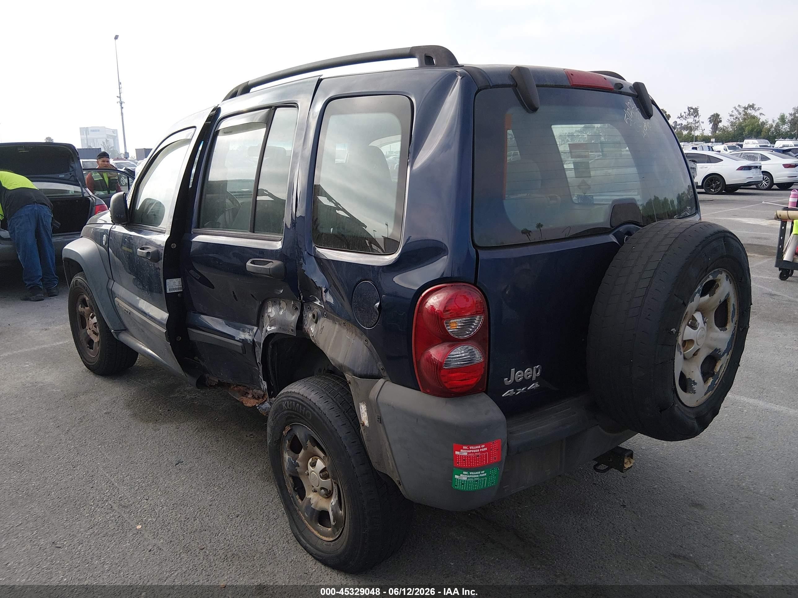 2006 Jeep Liberty Sport Dark Blue vin: 1J4GL48K76W228175