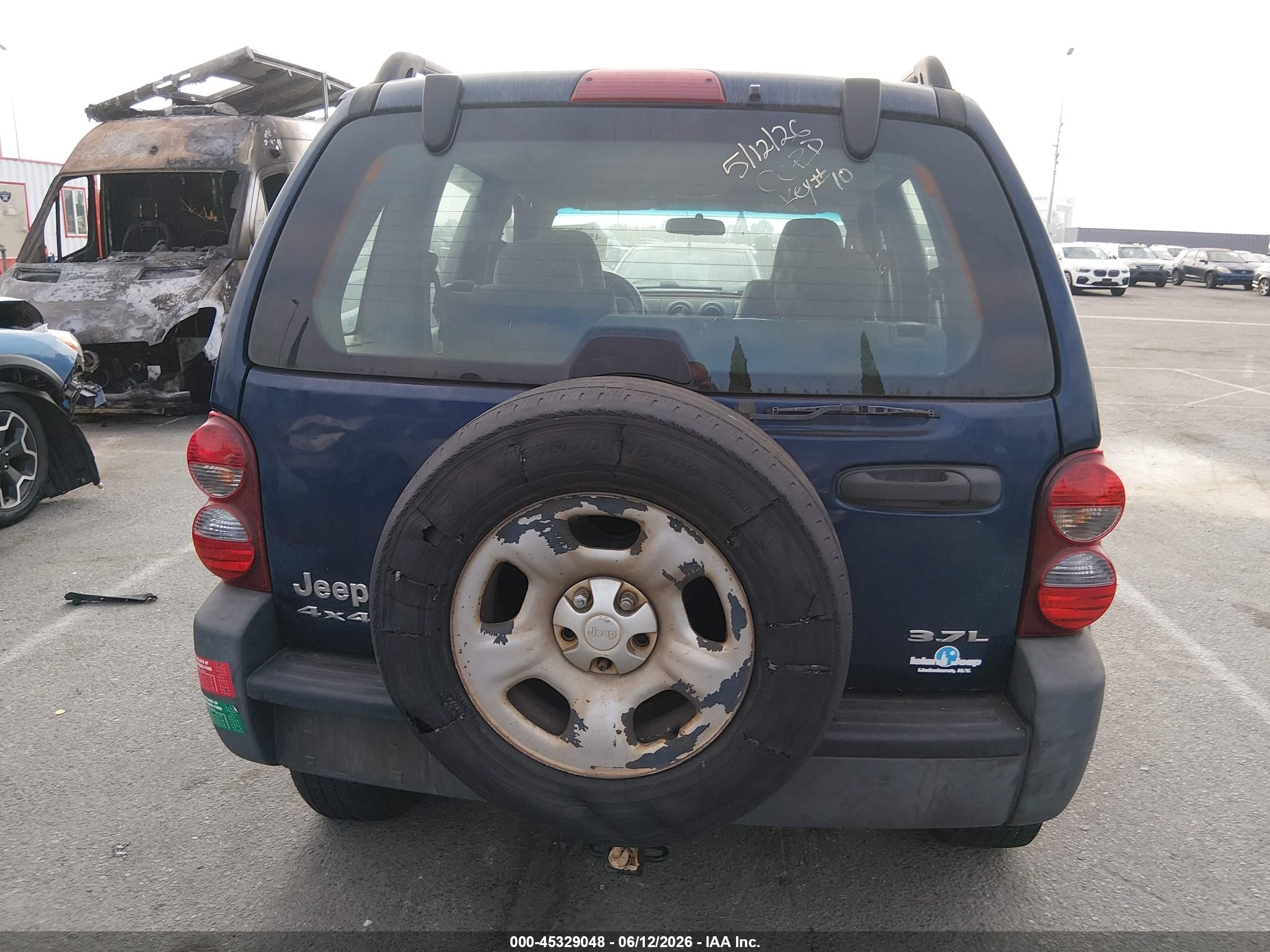 2006 Jeep Liberty Sport Dark Blue vin: 1J4GL48K76W228175