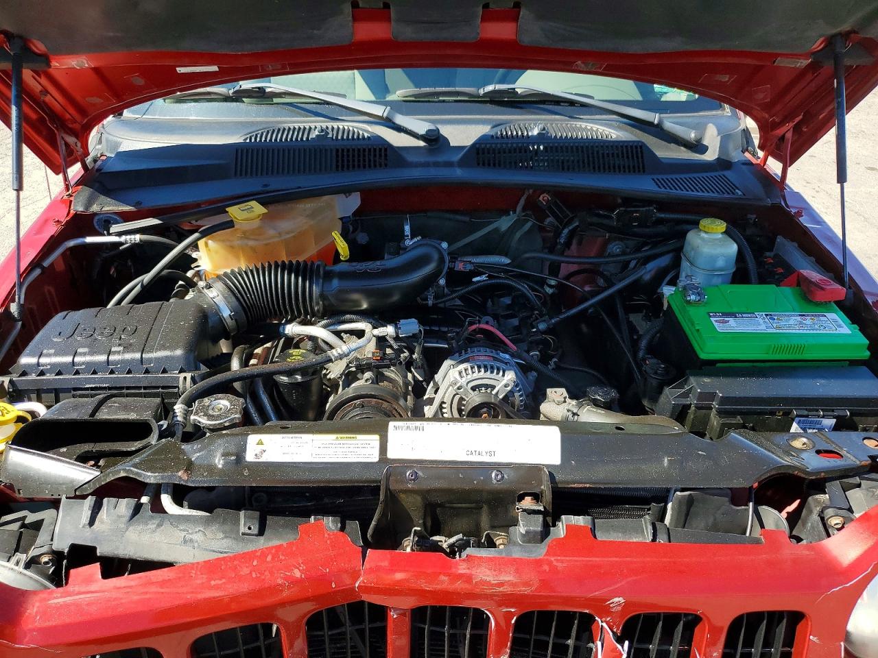 2007 Jeep Liberty Sport Red vin: 1J4GL48K77W687112
