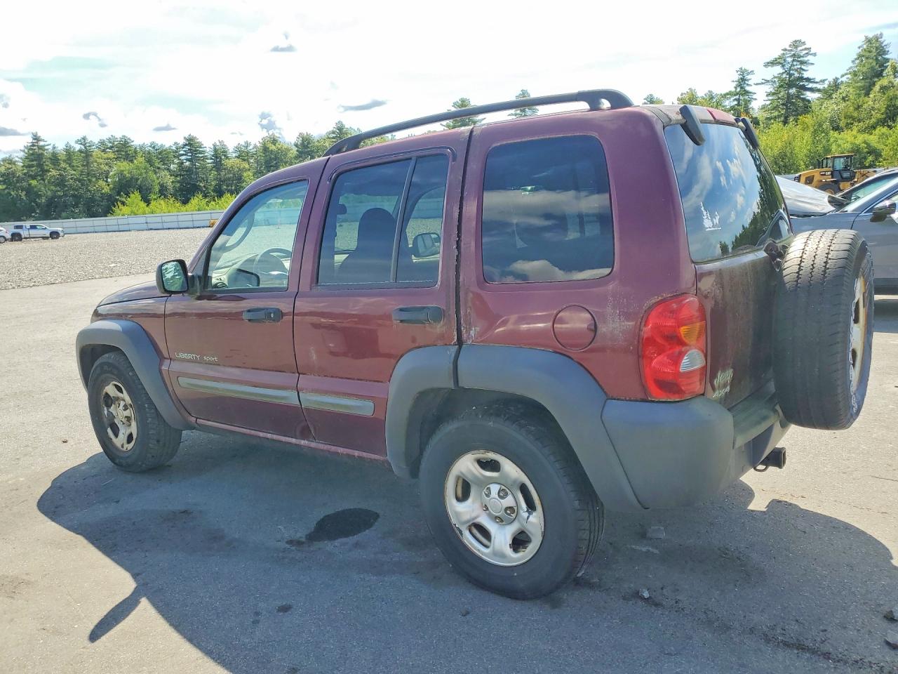 2005 Jeep Liberty Sport Burgundy vin: 1J4GL48K83W556992