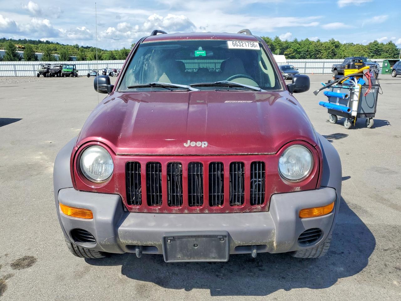 2005 Jeep Liberty Sport Burgundy vin: 1J4GL48K83W556992